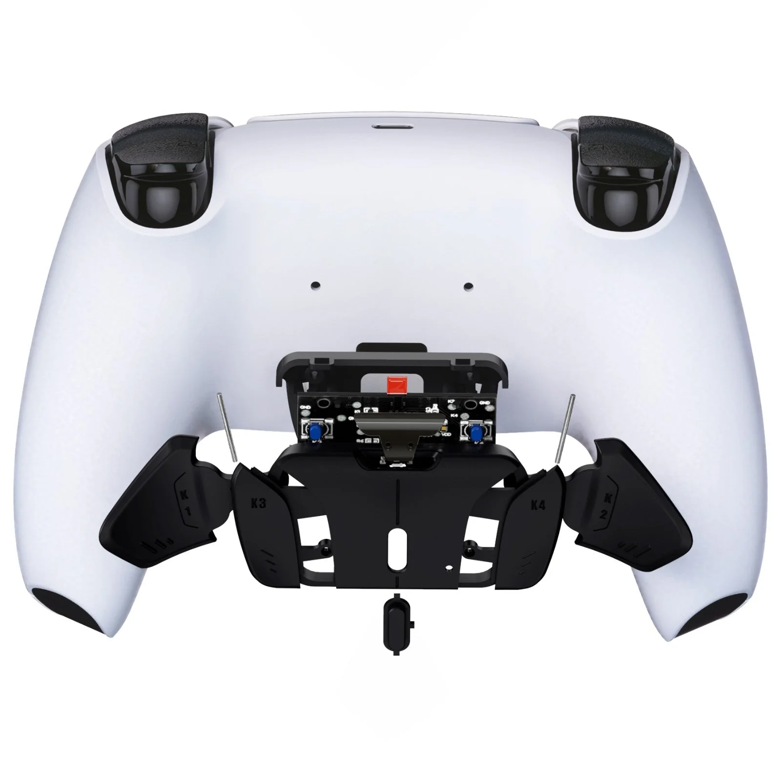 eXtremeRate Turn RISE to RISE4 Kit – Redesigned K1 K2 K3 K4 Back Buttons Housing & Remap PCB Board for eXtremeRate RISE & RISE4 Remap kit, Compatible with PS5 Controller - Black - Image 7