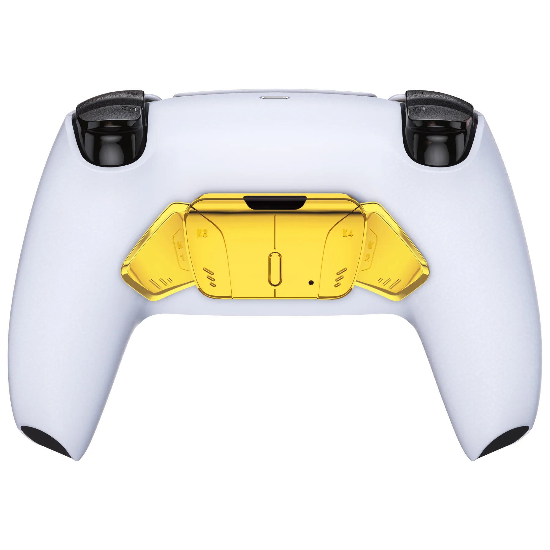 eXtremeRate Turn RISE to RISE4 Kit – Redesigned K1 K2 K3 K4 Back Buttons Housing & Remap PCB Board for eXtremeRate RISE & RISE4 Remap kit, Compatible with PS5 Controller - Chrome Gold - Image 4
