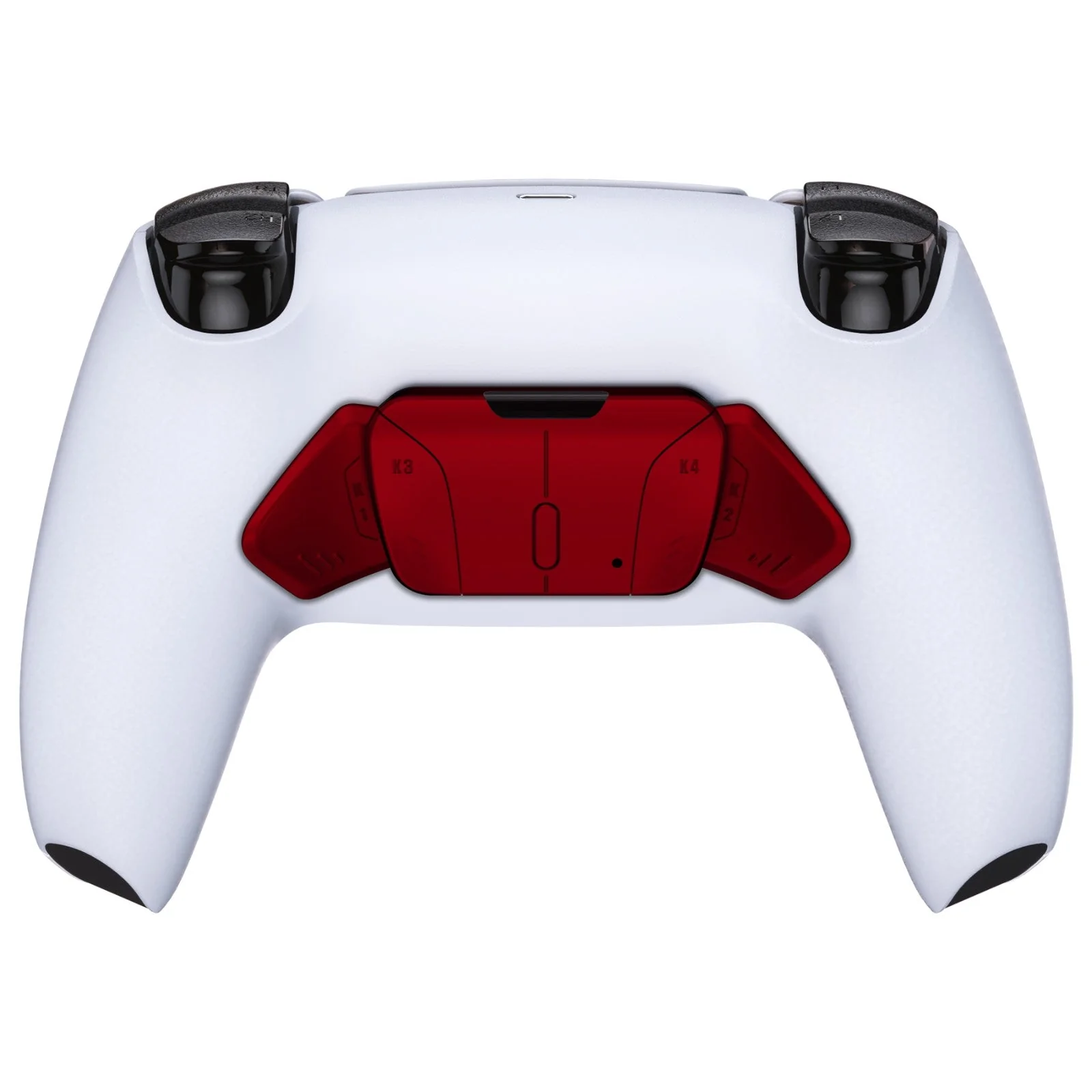 eXtremeRate Turn RISE to RISE4 Kit – Redesigned K1 K2 K3 K4 Back Buttons Housing & Remap PCB Board for eXtremeRate RISE & RISE4 Remap kit, Compatible with PS5 Controller - Scarlet Red - Image 5