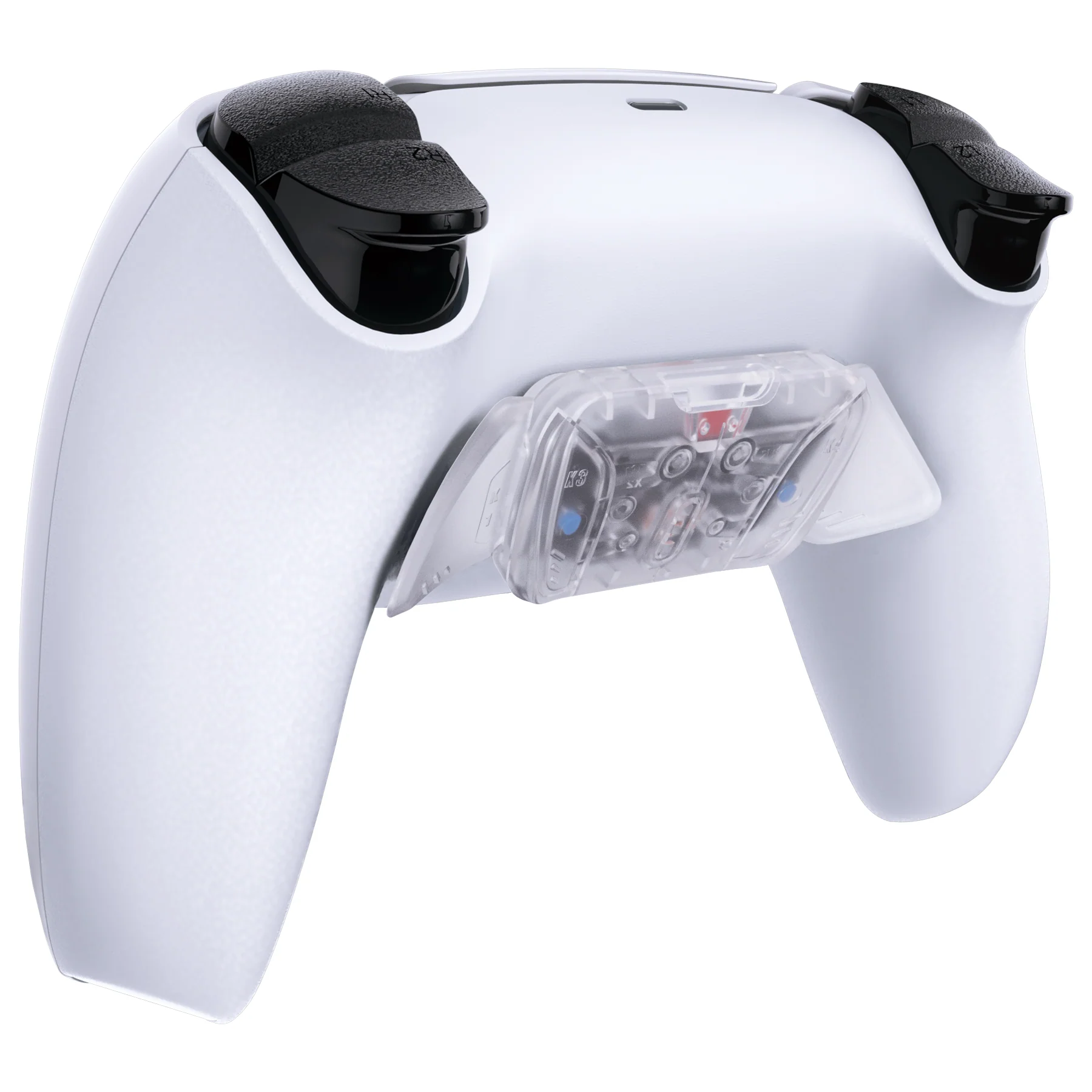 eXtremeRate Turn RISE to RISE4 Kit – Redesigned K1 K2 K3 K4 Back Buttons Housing & Remap PCB Board for eXtremeRate RISE & RISE4 Remap kit, Compatible with PS5 Controller - Transparent Clear - Image 6