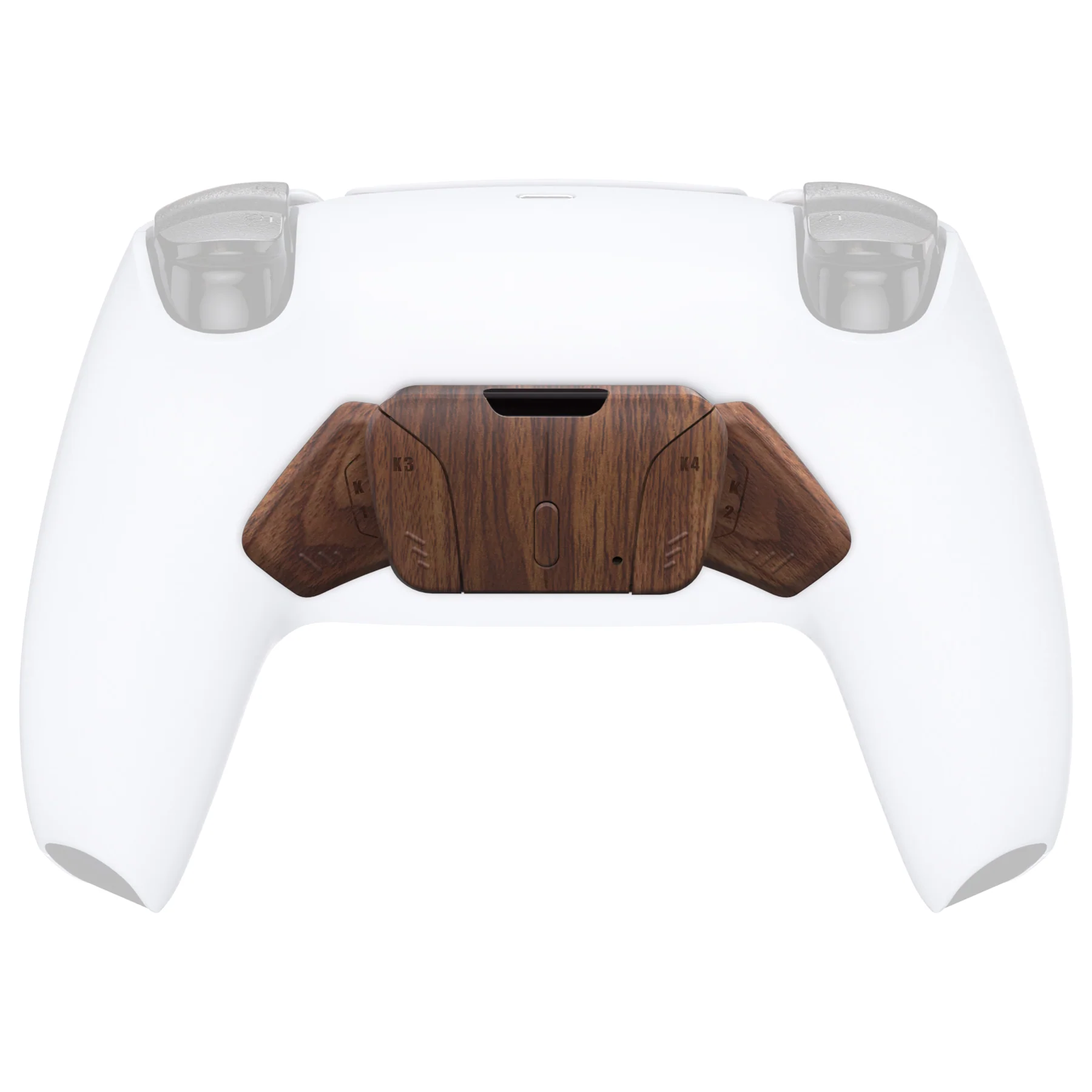 eXtremeRate Turn RISE to RISE4 Kit – Redesigned K1 K2 K3 K4 Back Buttons Housing & Remap PCB Board for eXtremeRate RISE & RISE4 Remap kit, Compatible with PS5 Controller - Wood Grain - Image 4
