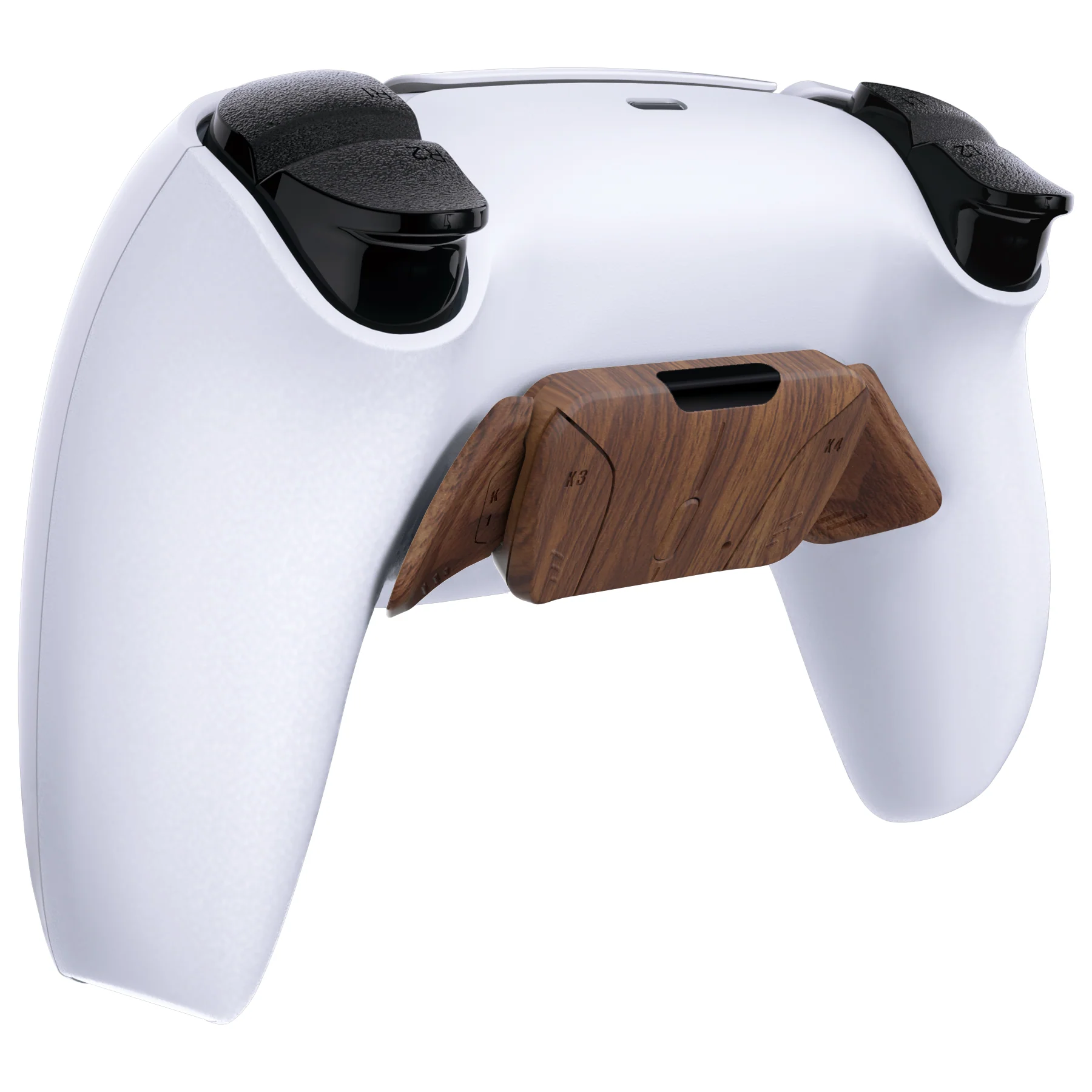 eXtremeRate Turn RISE to RISE4 Kit – Redesigned K1 K2 K3 K4 Back Buttons Housing & Remap PCB Board for eXtremeRate RISE & RISE4 Remap kit, Compatible with PS5 Controller - Wood Grain - Image 6
