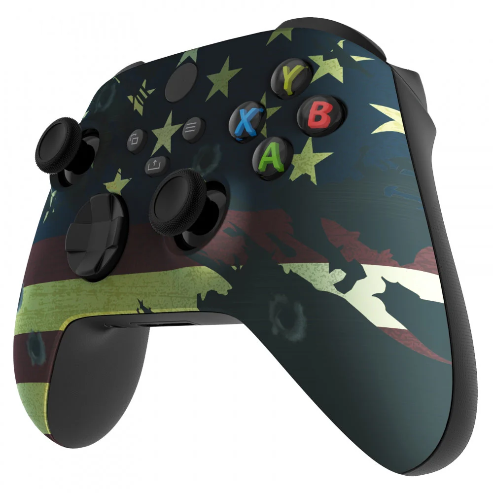 eXtremeRate Replacement Front Housing Shell for Xbox Series X & S Controller - US Flag The Stars & Stripes - Image 4
