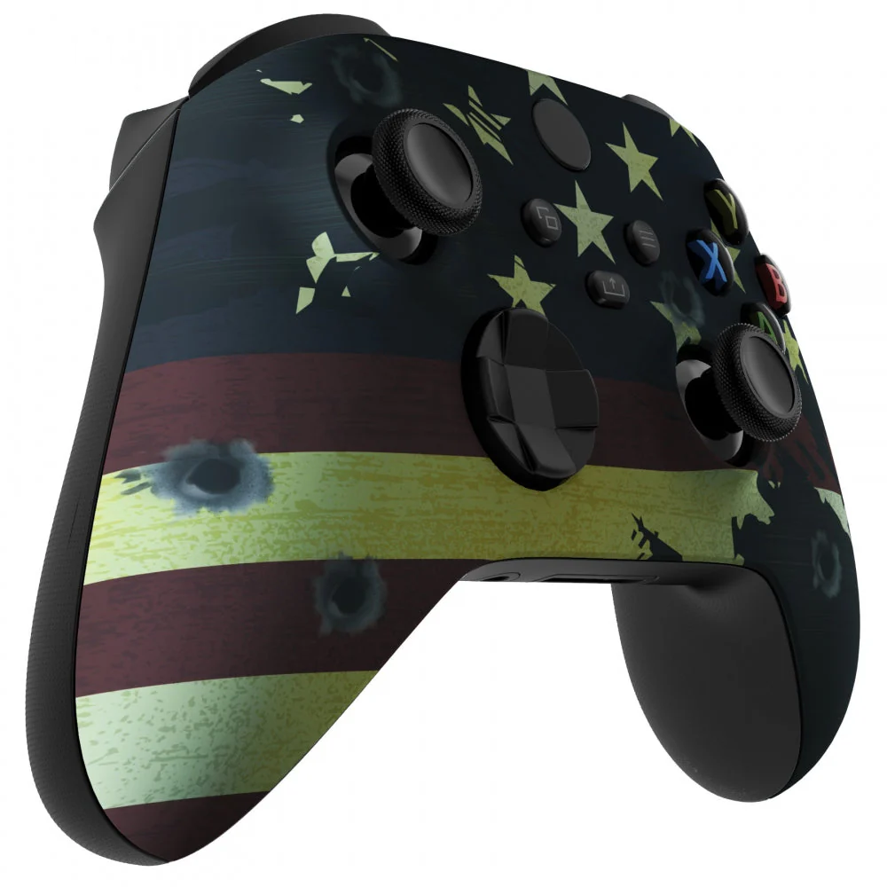 eXtremeRate Replacement Front Housing Shell for Xbox Series X & S Controller - US Flag The Stars & Stripes - Image 5
