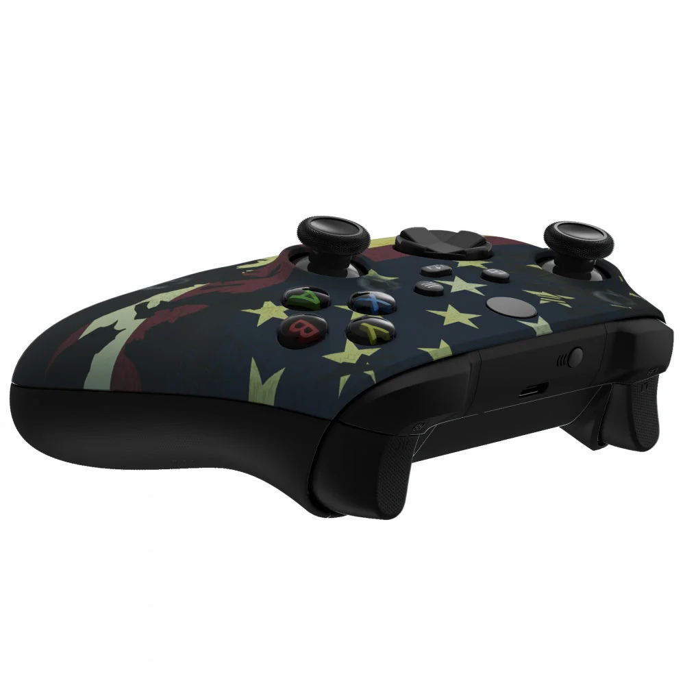 eXtremeRate Replacement Front Housing Shell for Xbox Series X & S Controller - US Flag The Stars & Stripes - Image 6