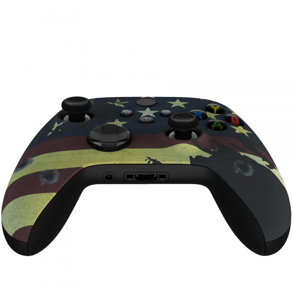 eXtremeRate Replacement Front Housing Shell for Xbox Series X & S Controller - US Flag The Stars & Stripes - Image 7
