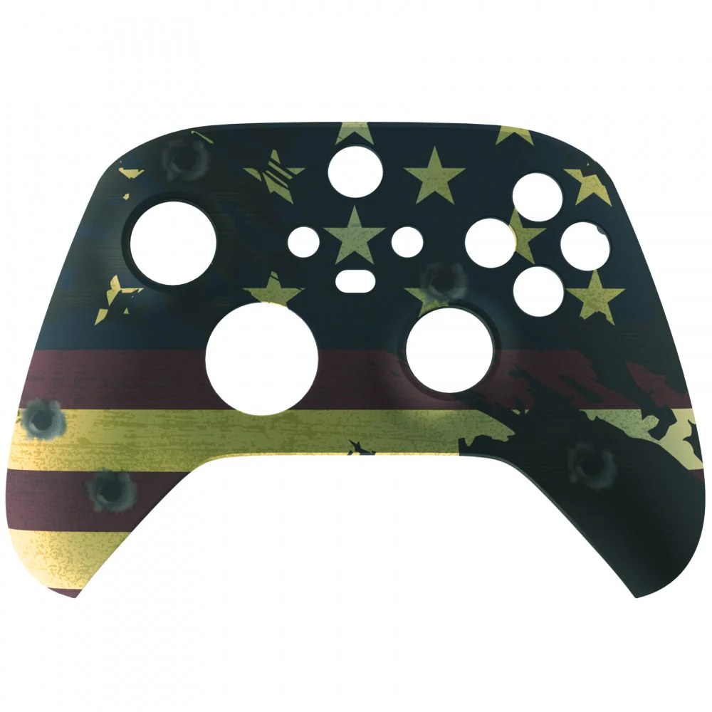 eXtremeRate Replacement Front Housing Shell for Xbox Series X & S Controller - US Flag The Stars & Stripes - Image 8