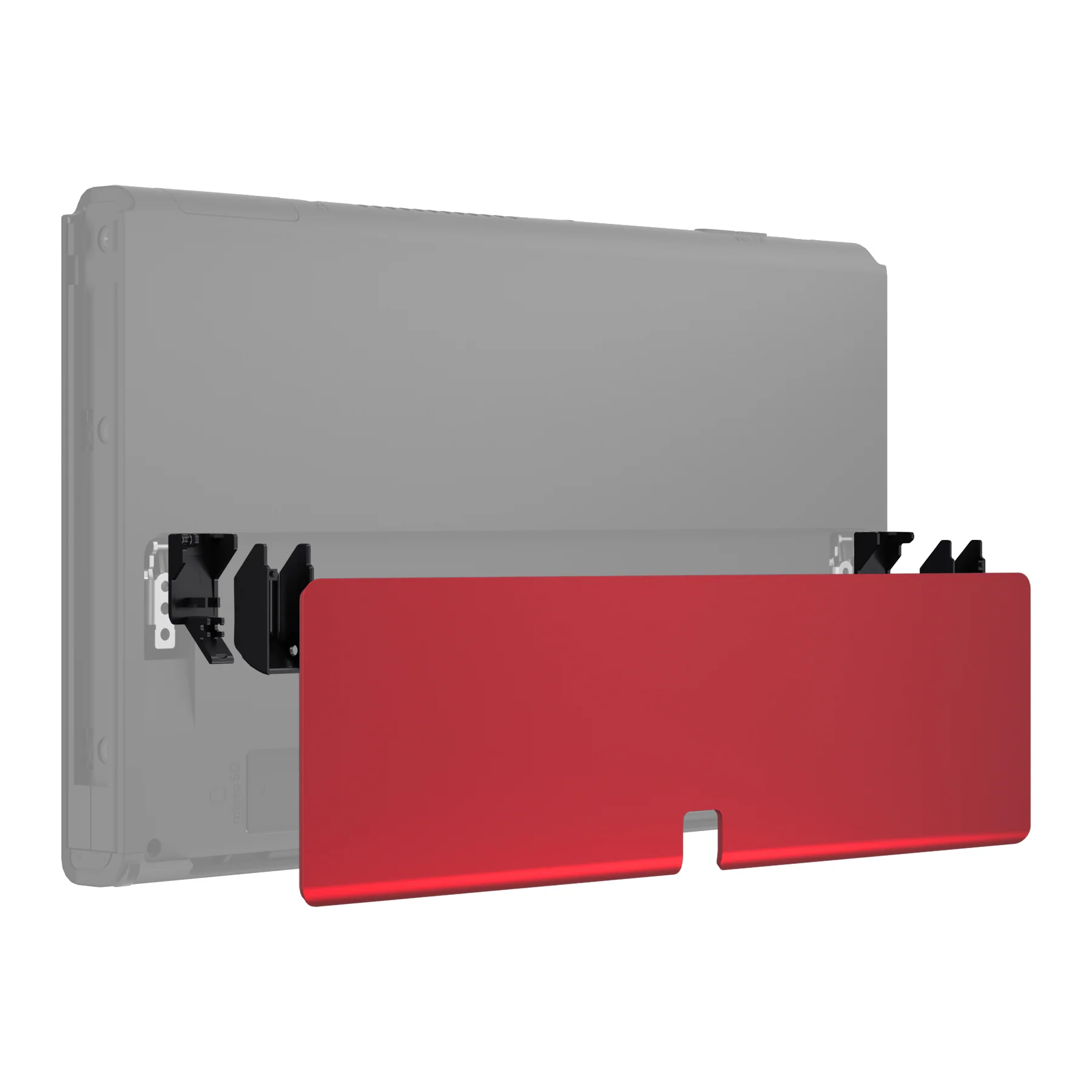 eXtremeRate Replacement Metal Kickstand for Nintendo Switch OLED Console - Vampire Red - Image 5