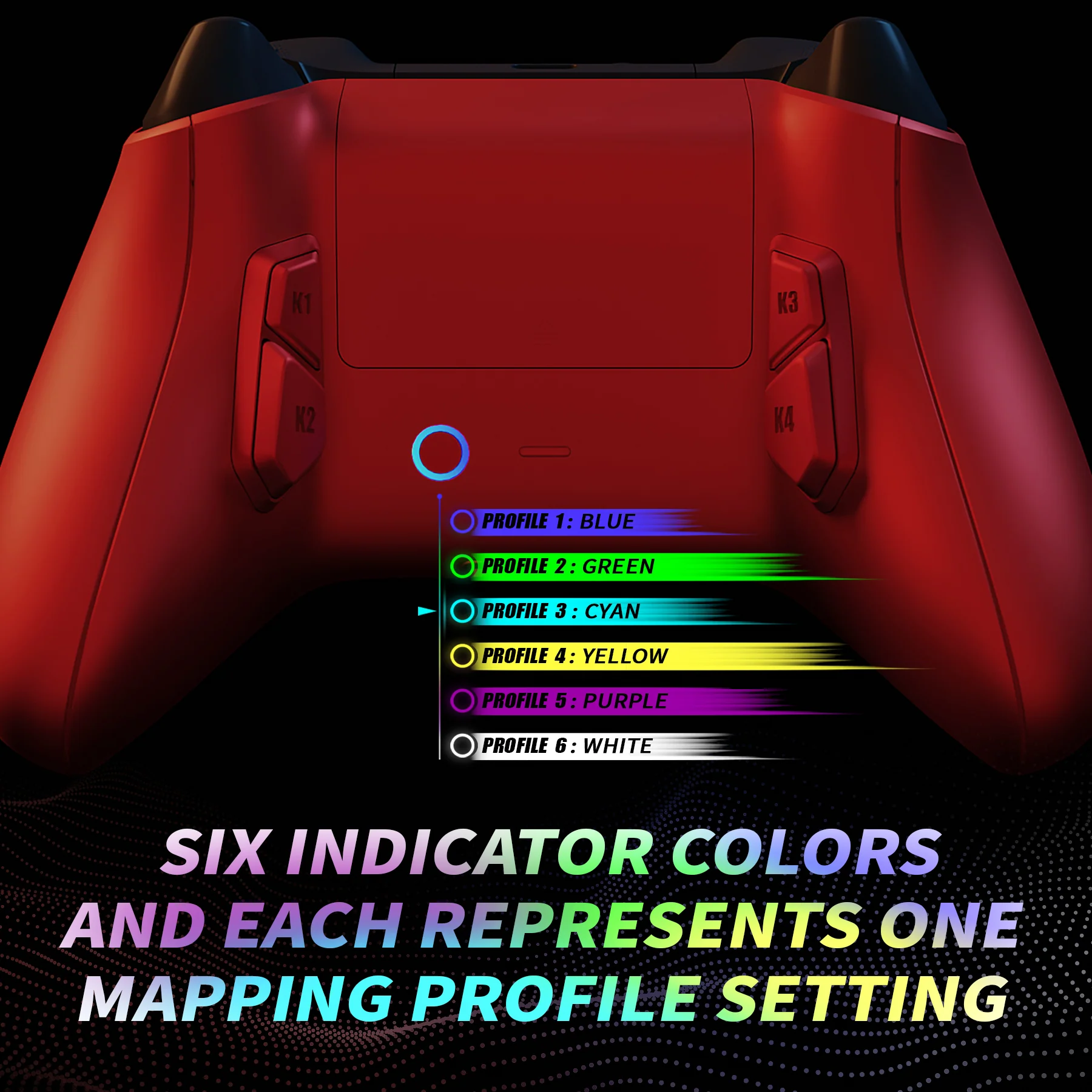 eXtremeRate VICTOR X Remap Kit for Xbox Series X & S Controller - Scarlet Red - Image 6