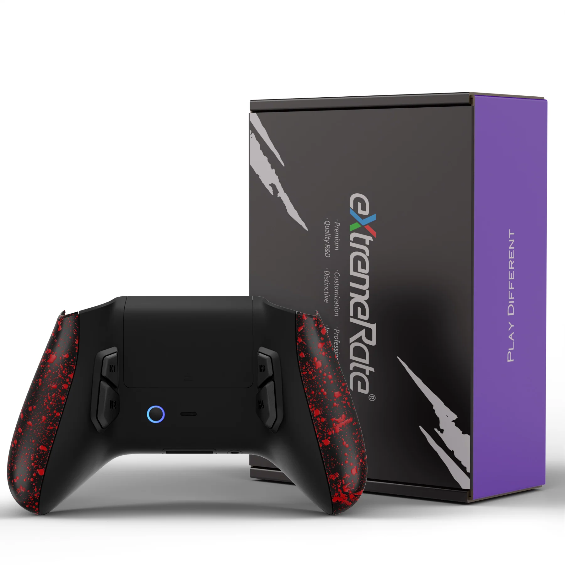 eXtremeRate VICTOR X Remap Kit for Xbox Series X & S Controller - Textured Red - Image 12