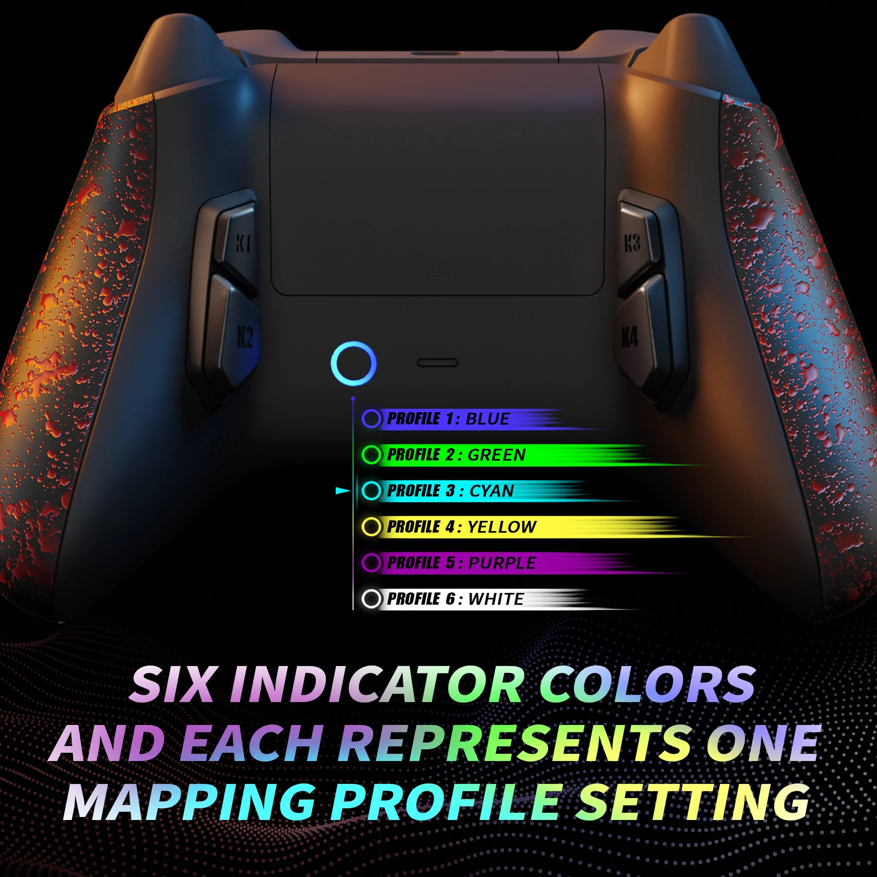 eXtremeRate VICTOR X Remap Kit for Xbox Series X & S Controller - Textured Red - Image 6