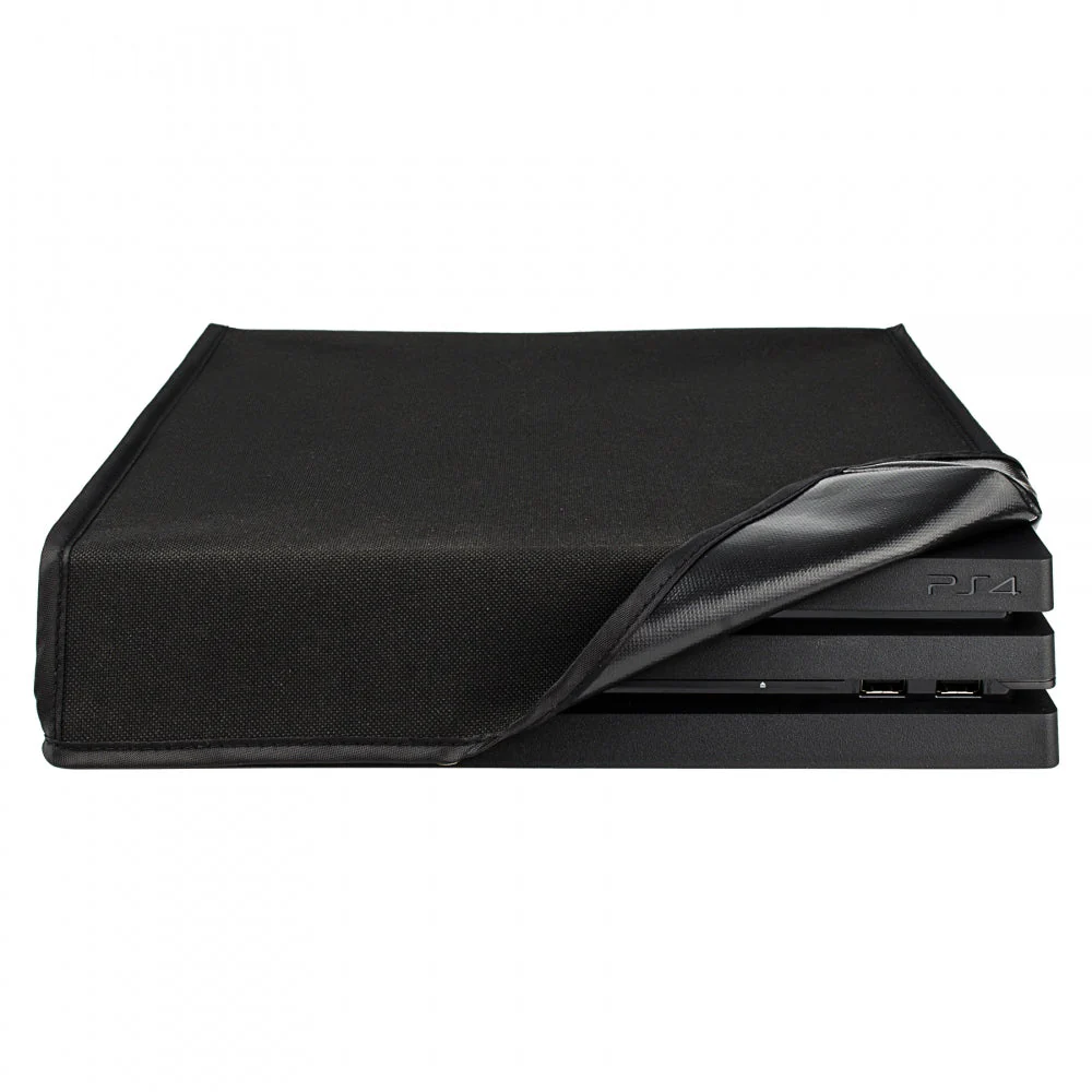 eXtremeRate Horizontal Dust Cover for PS4 Pro Console - Black - Image 10