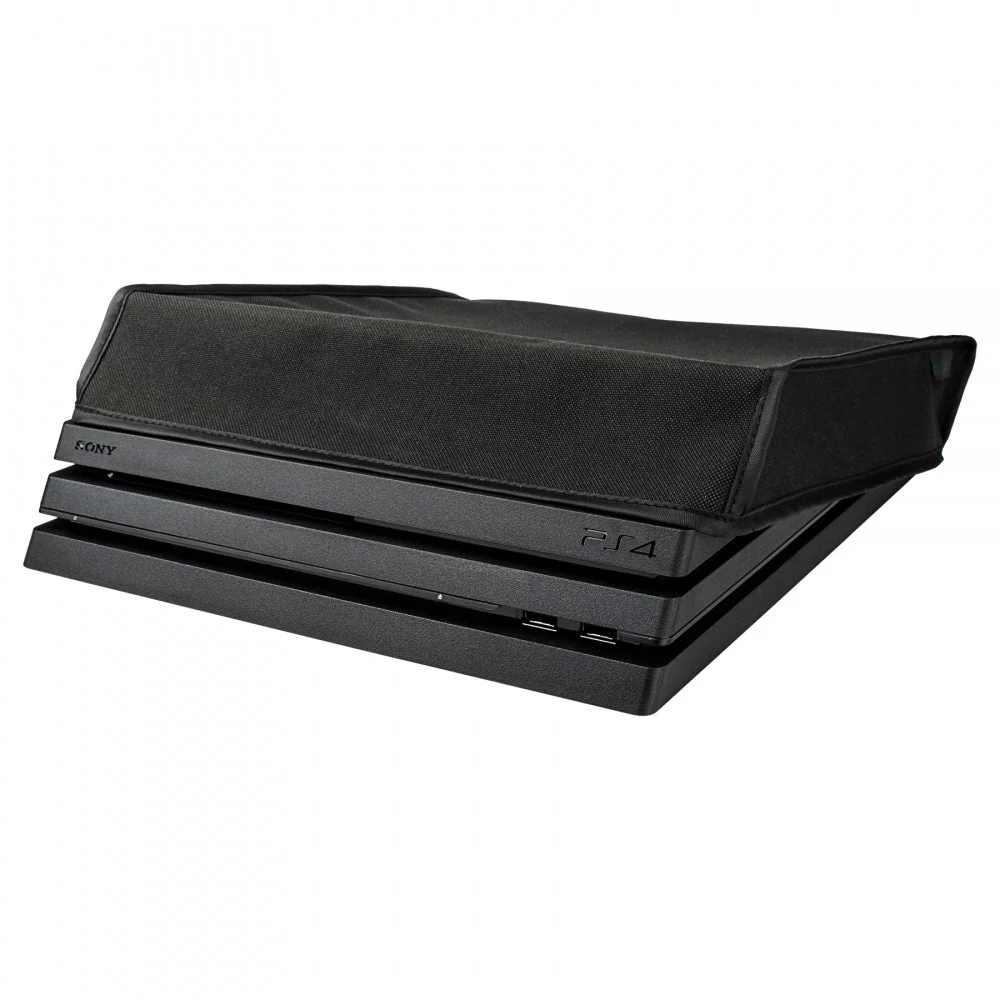 eXtremeRate Horizontal Dust Cover for PS4 Pro Console - Black - Image 9
