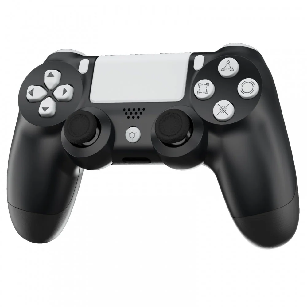eXtremeRate Replacement Full Set Buttons with Classical Symbols for PS4 Slim Pro CUH-ZCT2 Controller, Compatible with eXtremeRate DTFS LED Kit - White - Image 5
