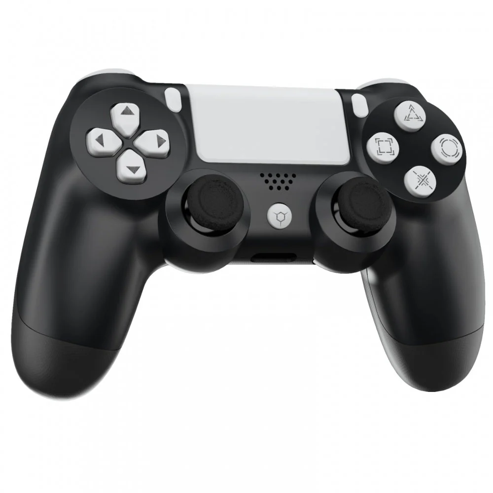 eXtremeRate Replacement Full Set Buttons with Classical Symbols for PS4 Slim Pro CUH-ZCT2 Controller, Compatible with eXtremeRate DTFS LED Kit - White - Image 6