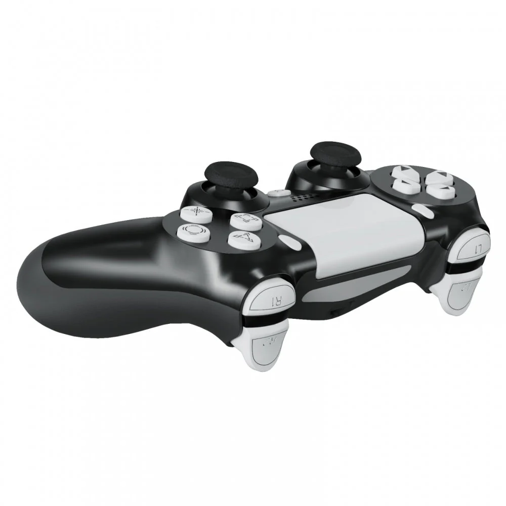 eXtremeRate Replacement Full Set Buttons with Classical Symbols for PS4 Slim Pro CUH-ZCT2 Controller, Compatible with eXtremeRate DTFS LED Kit - White - Image 7