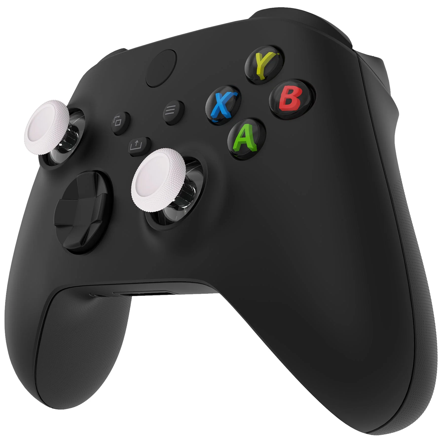 eXtremeRate Replacement Thumbsticks for Xbox Series X/S Controller & Xbox One X/S Controller & Xbox One Standard Controller & Xbox One Elite Controller - White & Clear - Image 4
