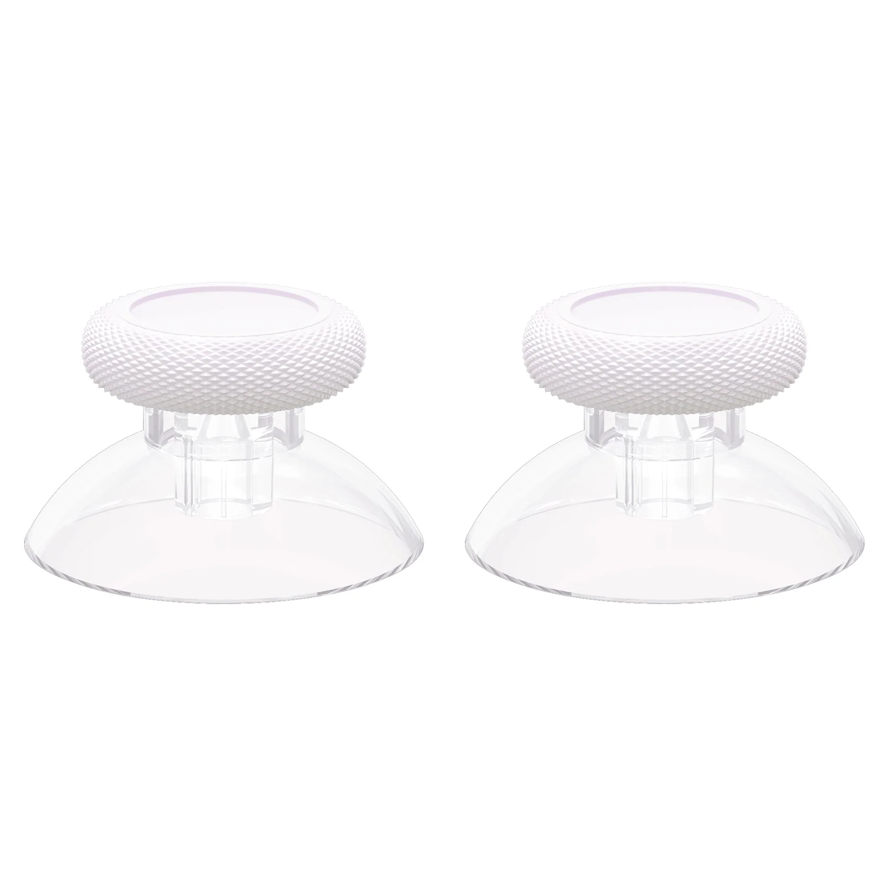 eXtremeRate Replacement Thumbsticks for Xbox Series X/S Controller & Xbox One X/S Controller & Xbox One Standard Controller & Xbox One Elite Controller - White & Clear - Image 6