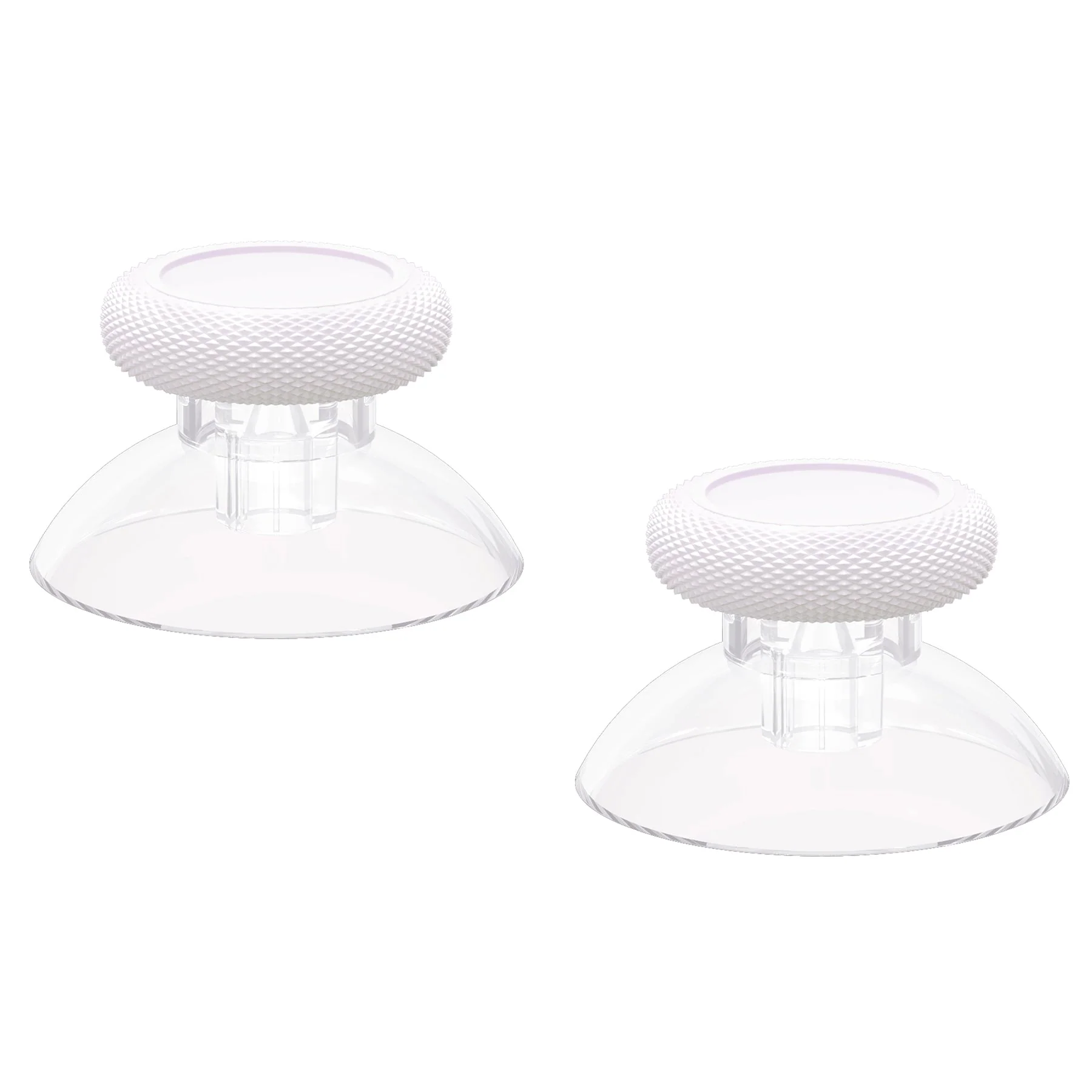 eXtremeRate Replacement Thumbsticks for Xbox Series X/S Controller & Xbox One X/S Controller & Xbox One Standard Controller & Xbox One Elite Controller - White & Clear - Image 8