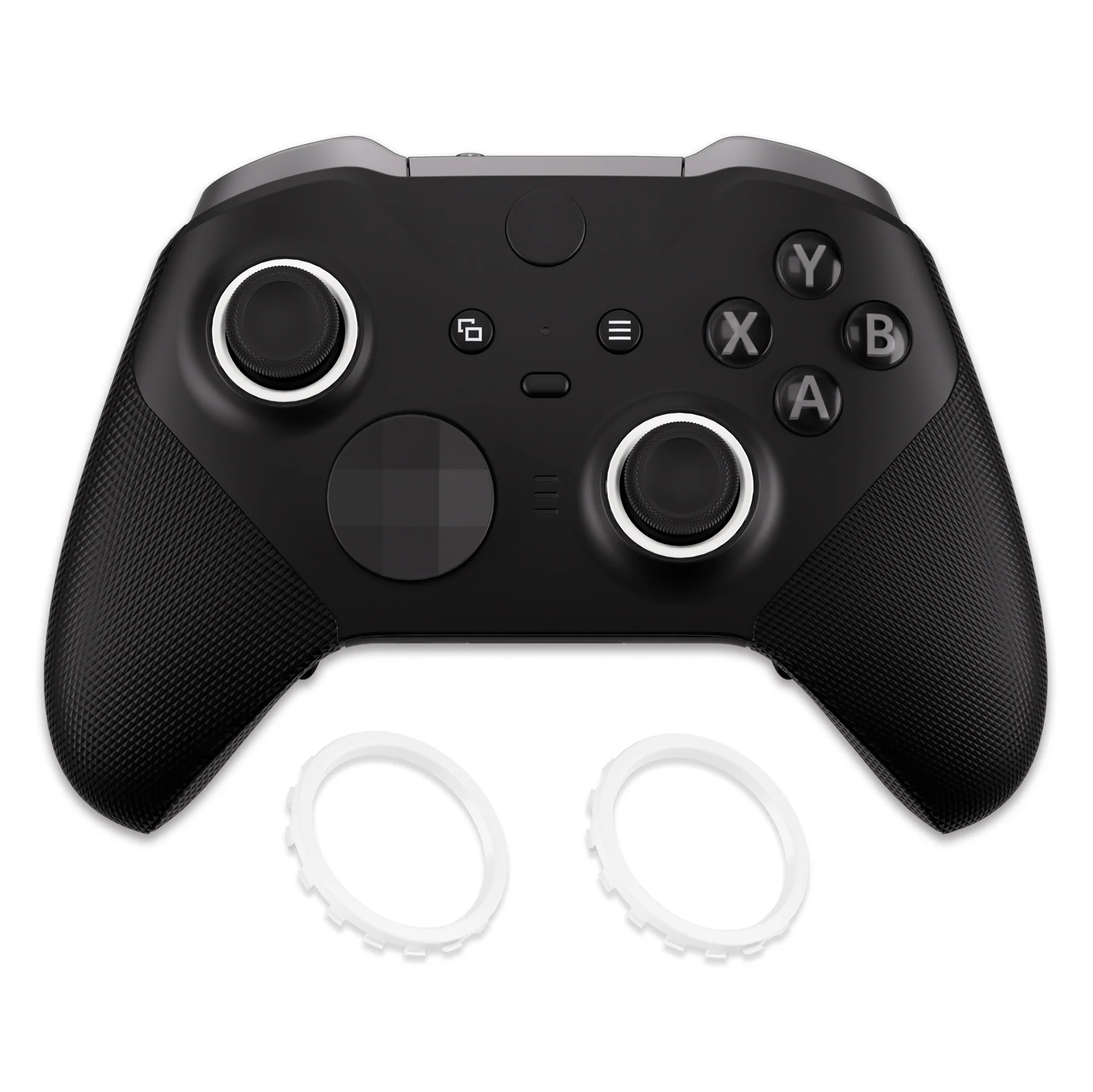 eXtremeRate Custom Accent Rings for Xbox Elite Series 2 Core & for Elite Series 2 & for Xbox One Elite Controller, Compatible with eXtremeRate ASR Version Shell for Xbox Series X/S Controller - White - Image 4