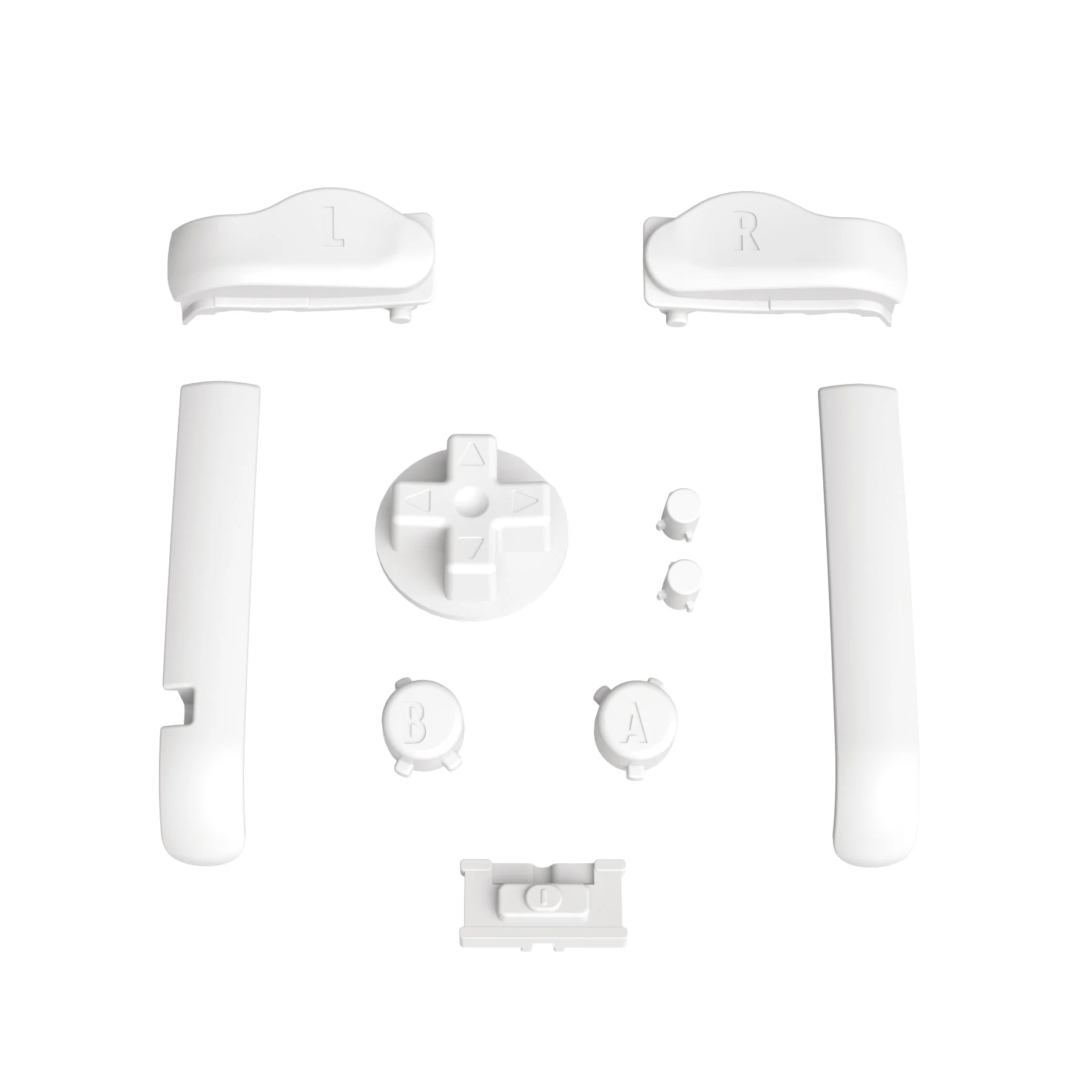 eXtremeRate GBA Replacement Full Set Buttons for Gameboy Advance - White - Image 2