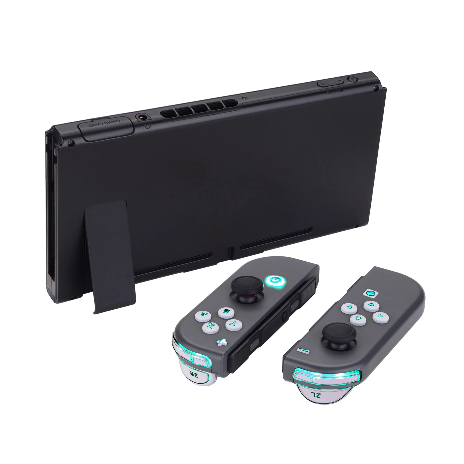 eXtremeRate Multi-Colors Luminated Buttons DFS LED Kit for NS Switch  & Switch OLED Model Joycon - White - Image 6