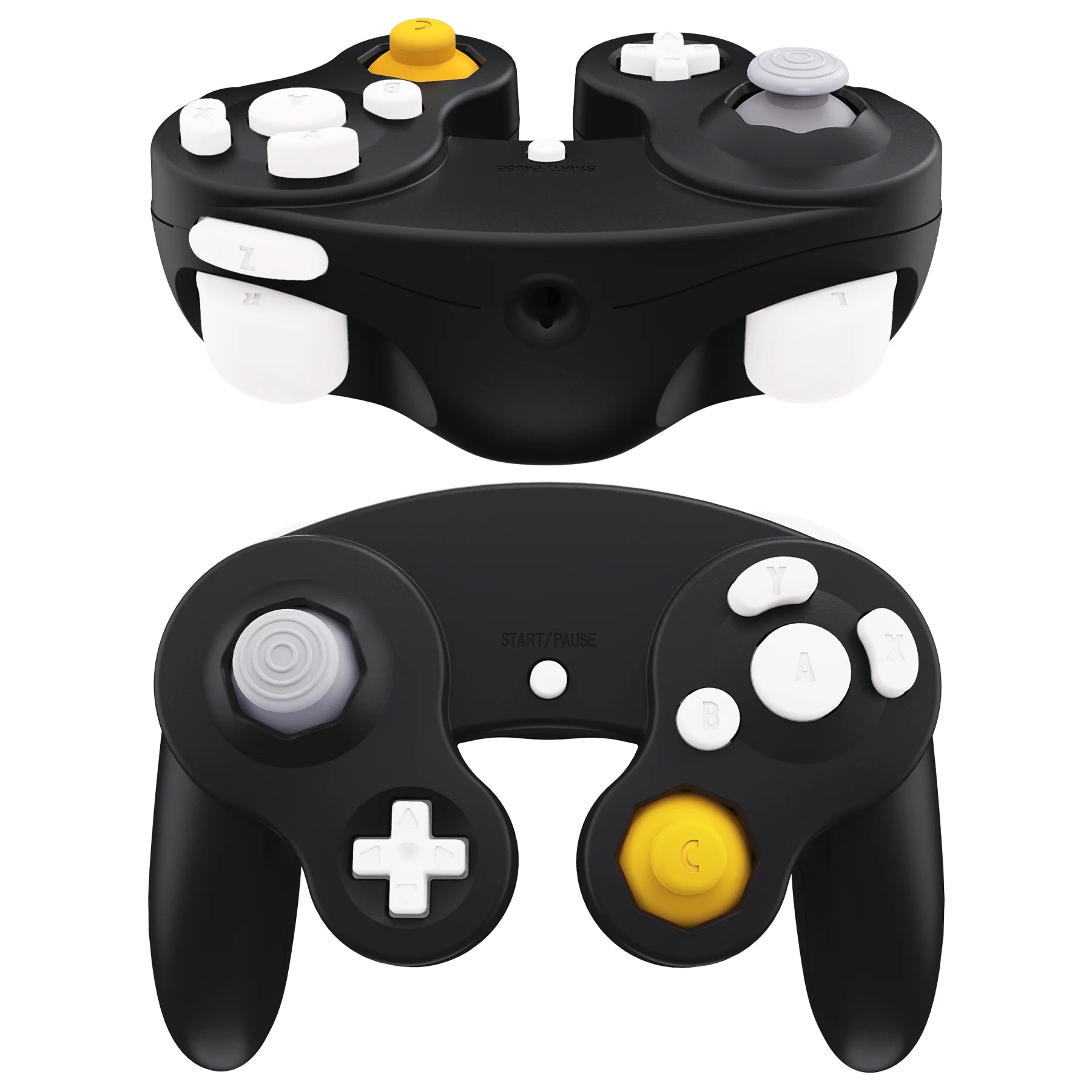 eXtremeRate DIY Replacement Full Set Buttons & Thumbsticks for Nintendo GameCube Controller NGC - White - Image 3