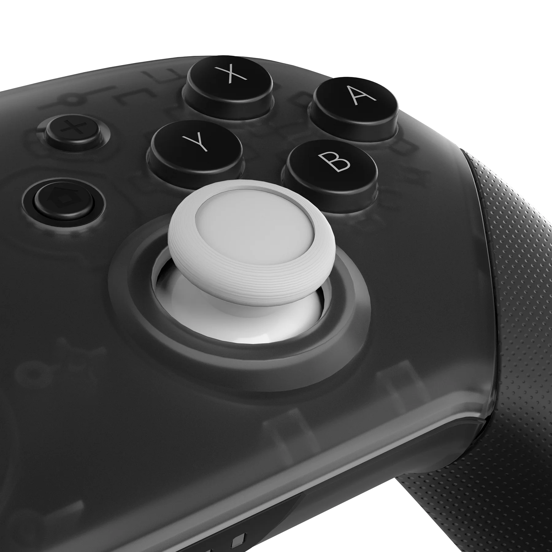 eXtremeRate Replacement 3D Joystick Thumbsticks for Nintendo Switch Pro Controller - White - Image 4