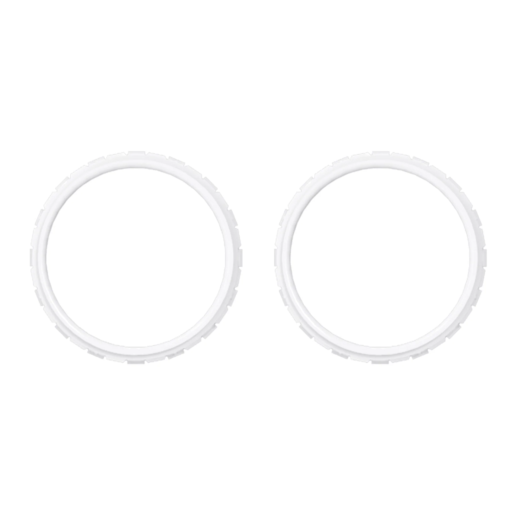 eXtremeRate Custom Replacement Accent Rings for PS5 Controller - White - Image 6