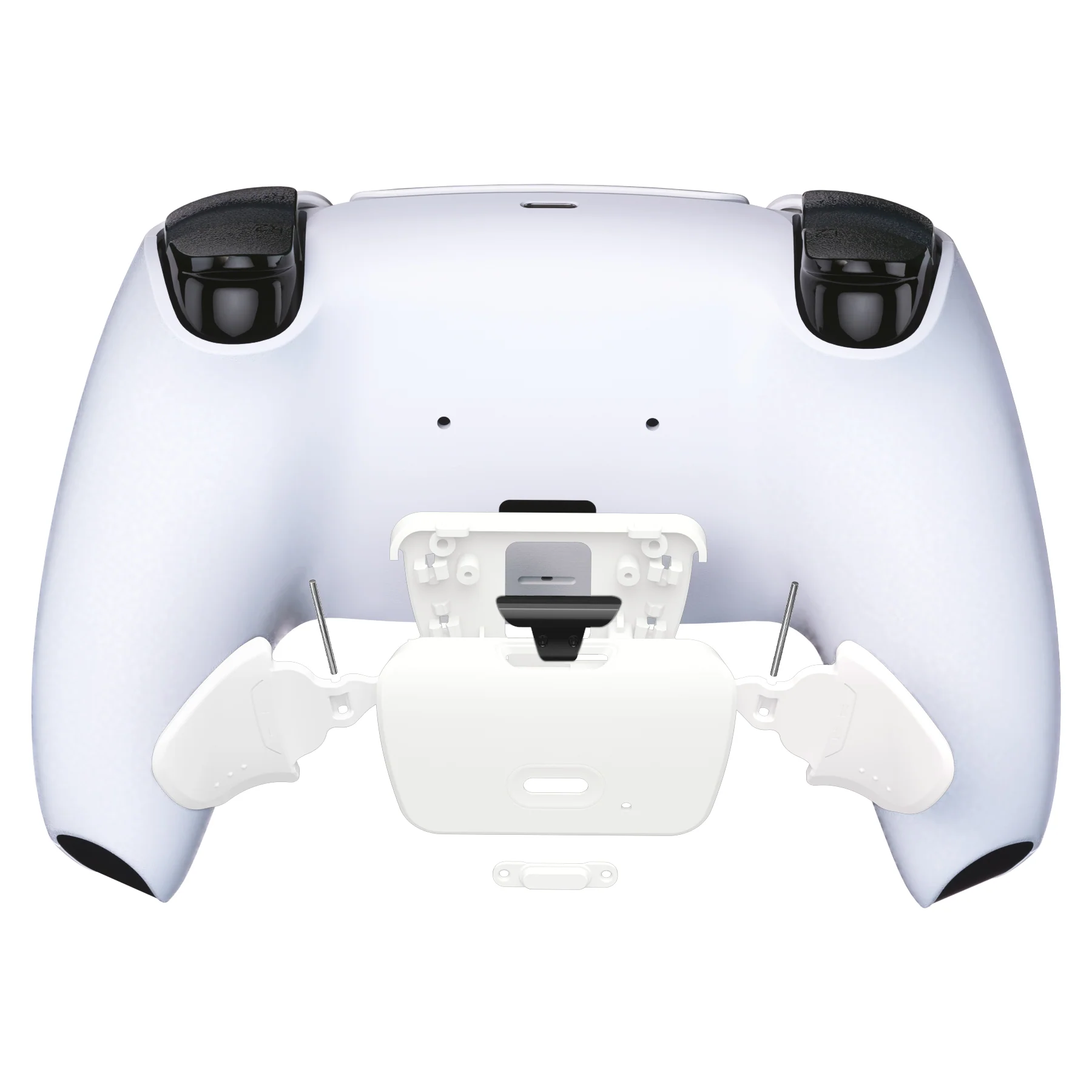 eXtremeRate Replacement Redesigned K1 K2 Back Buttons for eXtremerate RISE Remap Kit, Compatible with PS5 Controller - White - Image 4