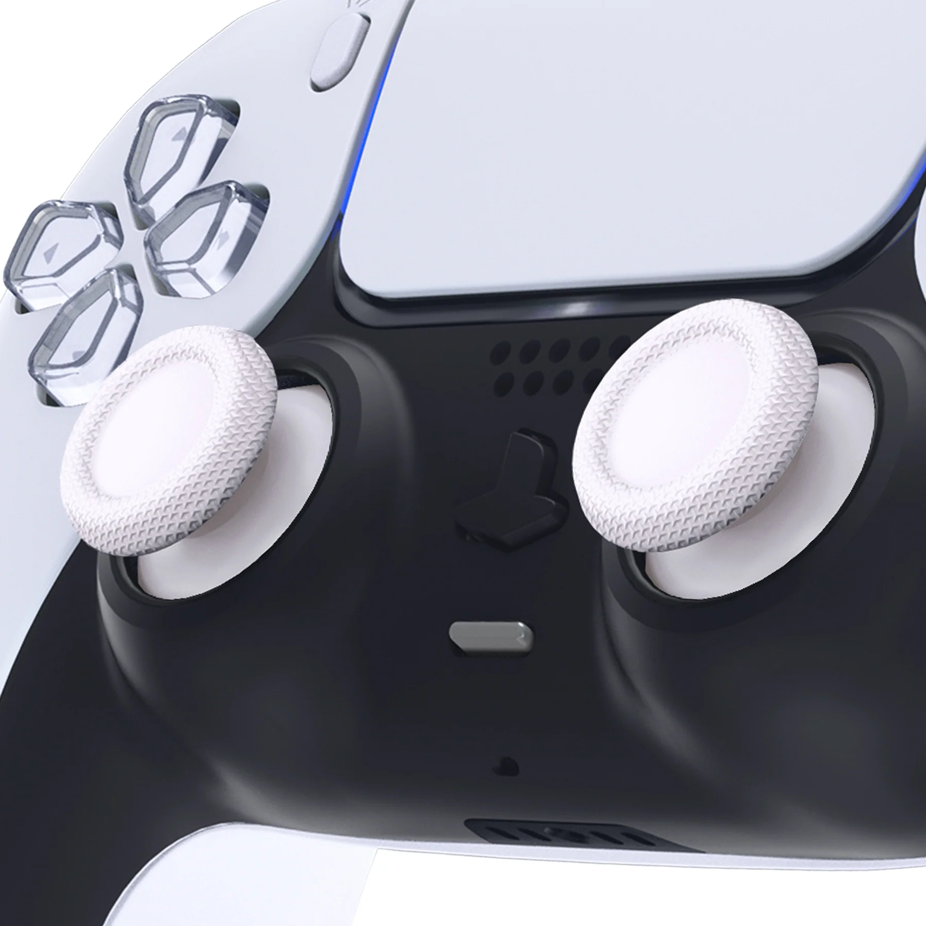 eXtremeRate Replacement Thumbsticks Analog Stick Joystick Compatible with PS5 & PS4 All Model Controller - White - Image 2