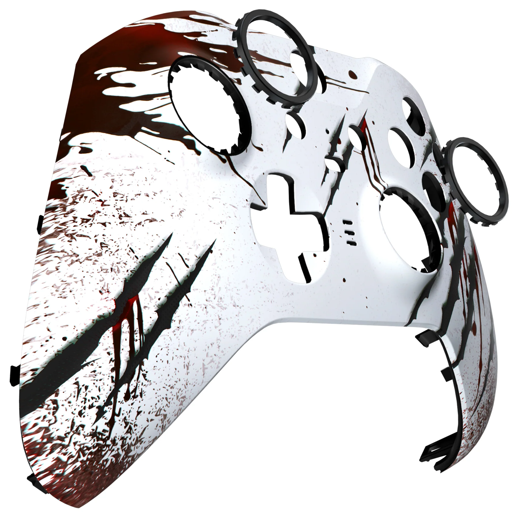 eXtremeRate Replacement Front Housing Shell Case with Accent Rings for Xbox One Elite Series 2 & Elite 2 Core Controller (Model 1797) - Wild Attack - Image 10