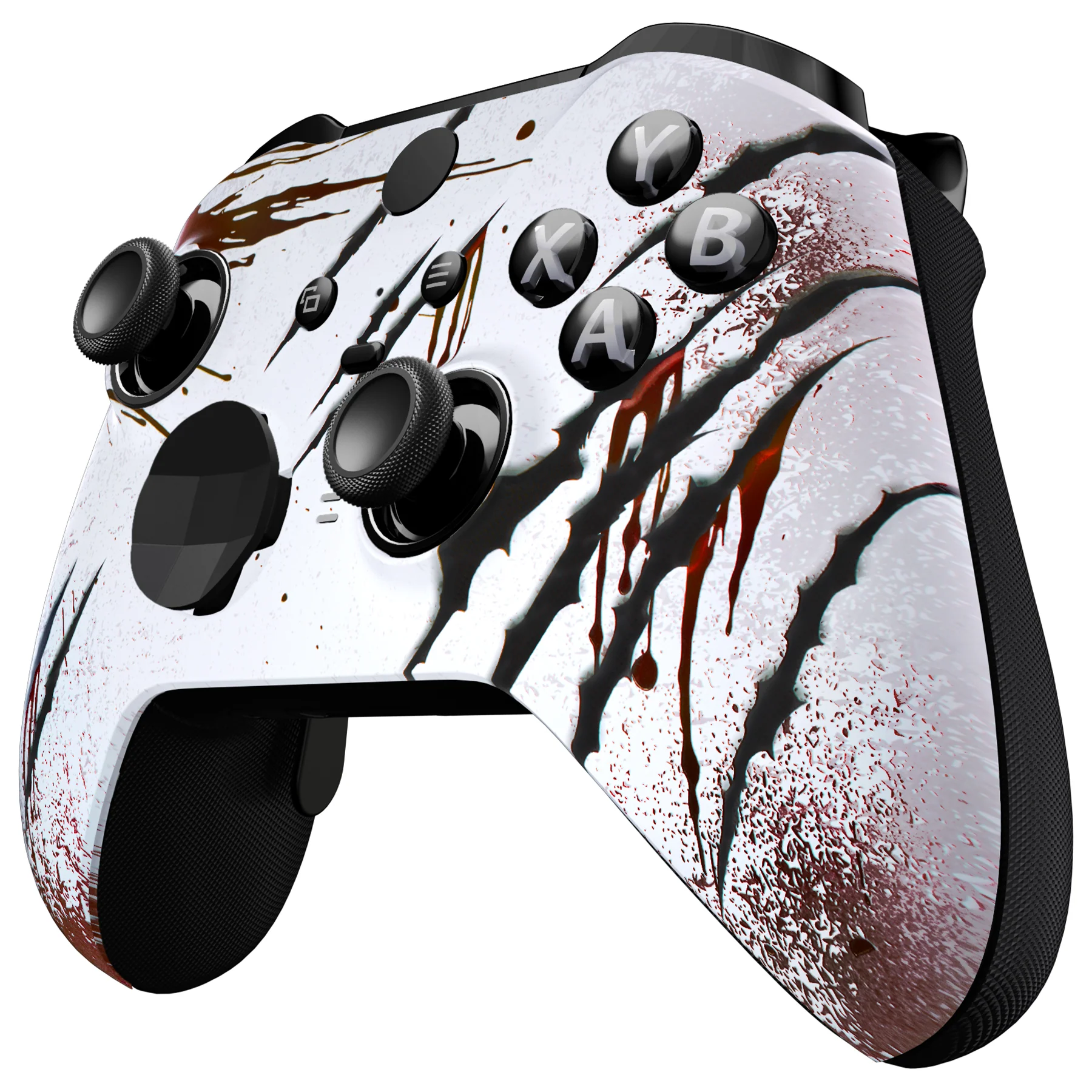eXtremeRate Replacement Front Housing Shell Case with Accent Rings for Xbox One Elite Series 2 & Elite 2 Core Controller (Model 1797) - Wild Attack - Image 5