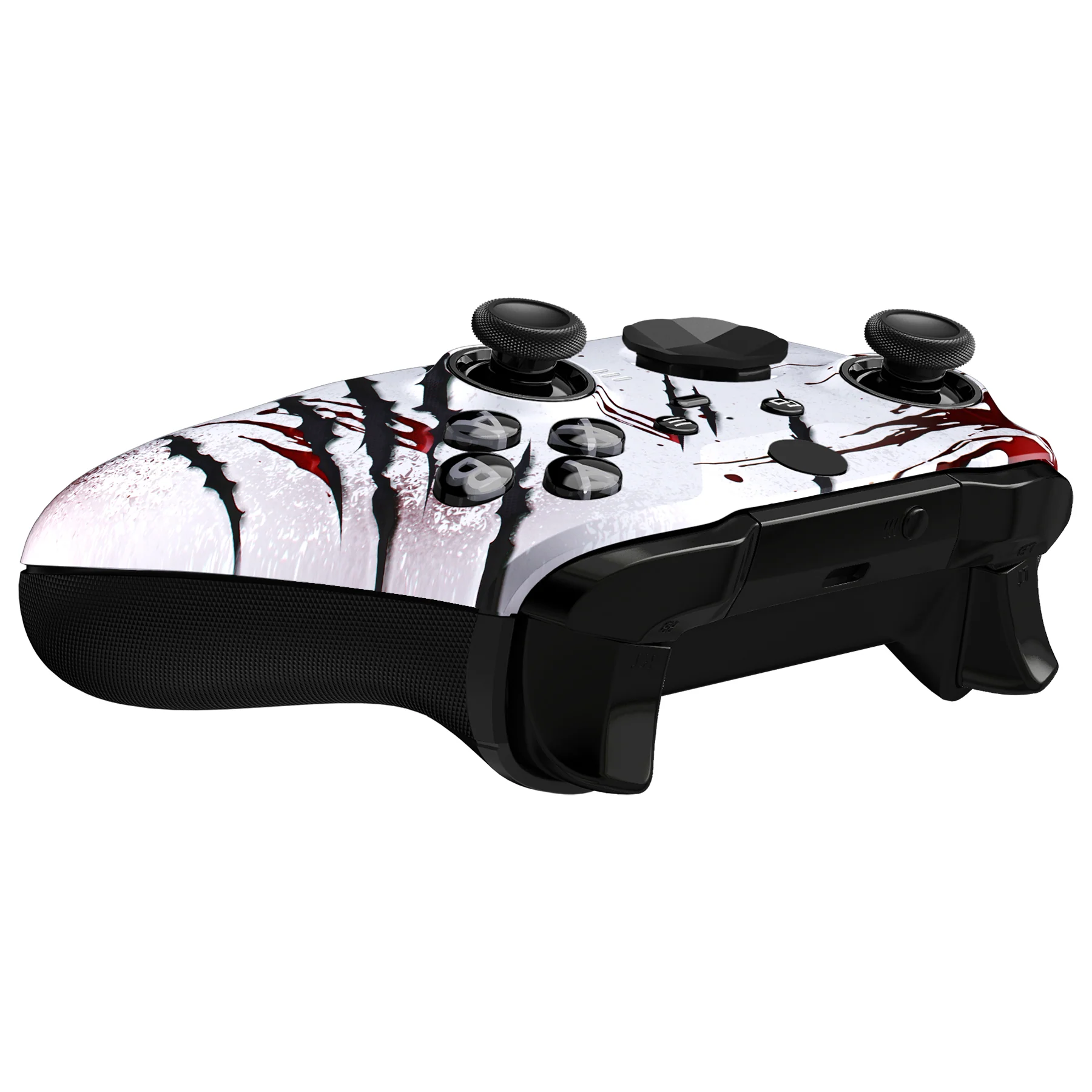 eXtremeRate Replacement Front Housing Shell Case with Accent Rings for Xbox One Elite Series 2 & Elite 2 Core Controller (Model 1797) - Wild Attack - Image 7