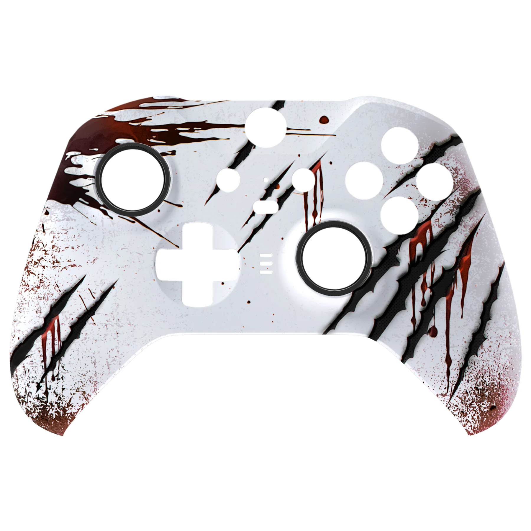 eXtremeRate Replacement Front Housing Shell Case with Accent Rings for Xbox One Elite Series 2 & Elite 2 Core Controller (Model 1797) - Wild Attack - Image 8