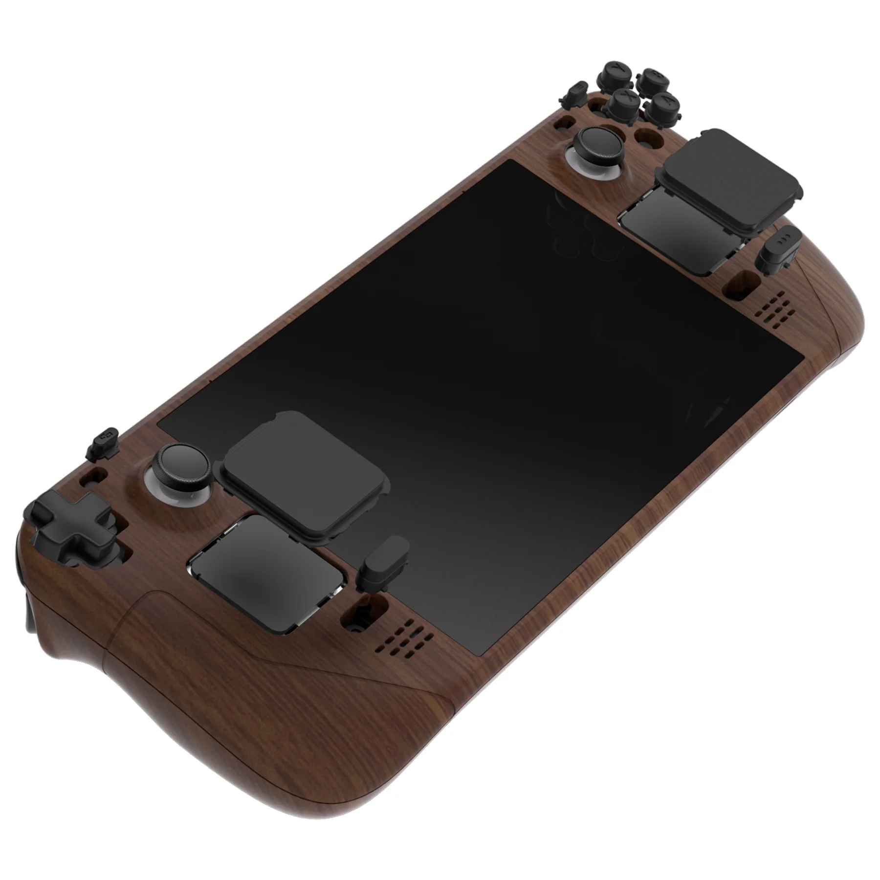 eXtremeRate Custom Full Set Shell with Buttons for Steam Deck LCD - Wood Grain - Image 5