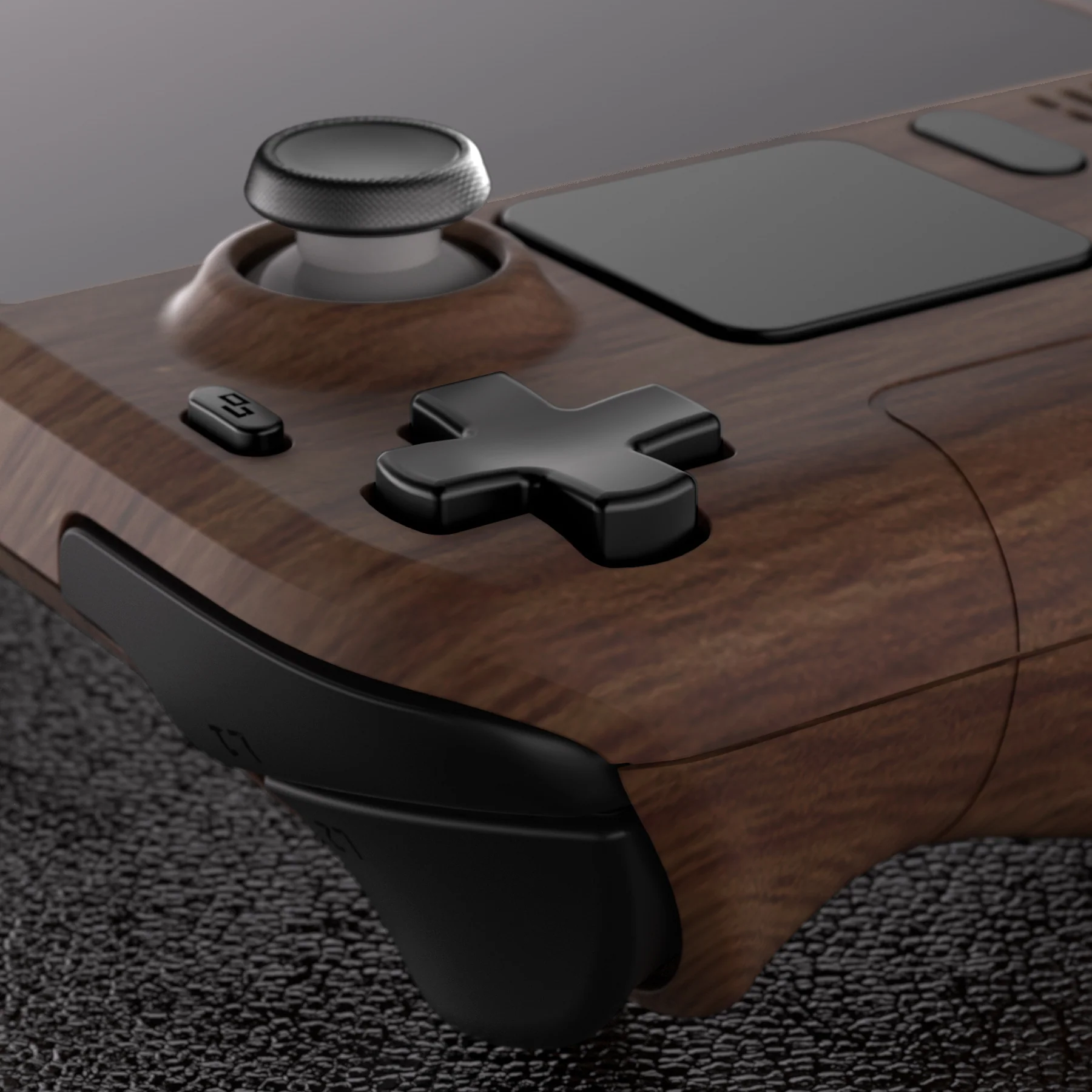 eXtremeRate Custom Full Set Shell with Buttons for Steam Deck LCD - Wood Grain - Image 7
