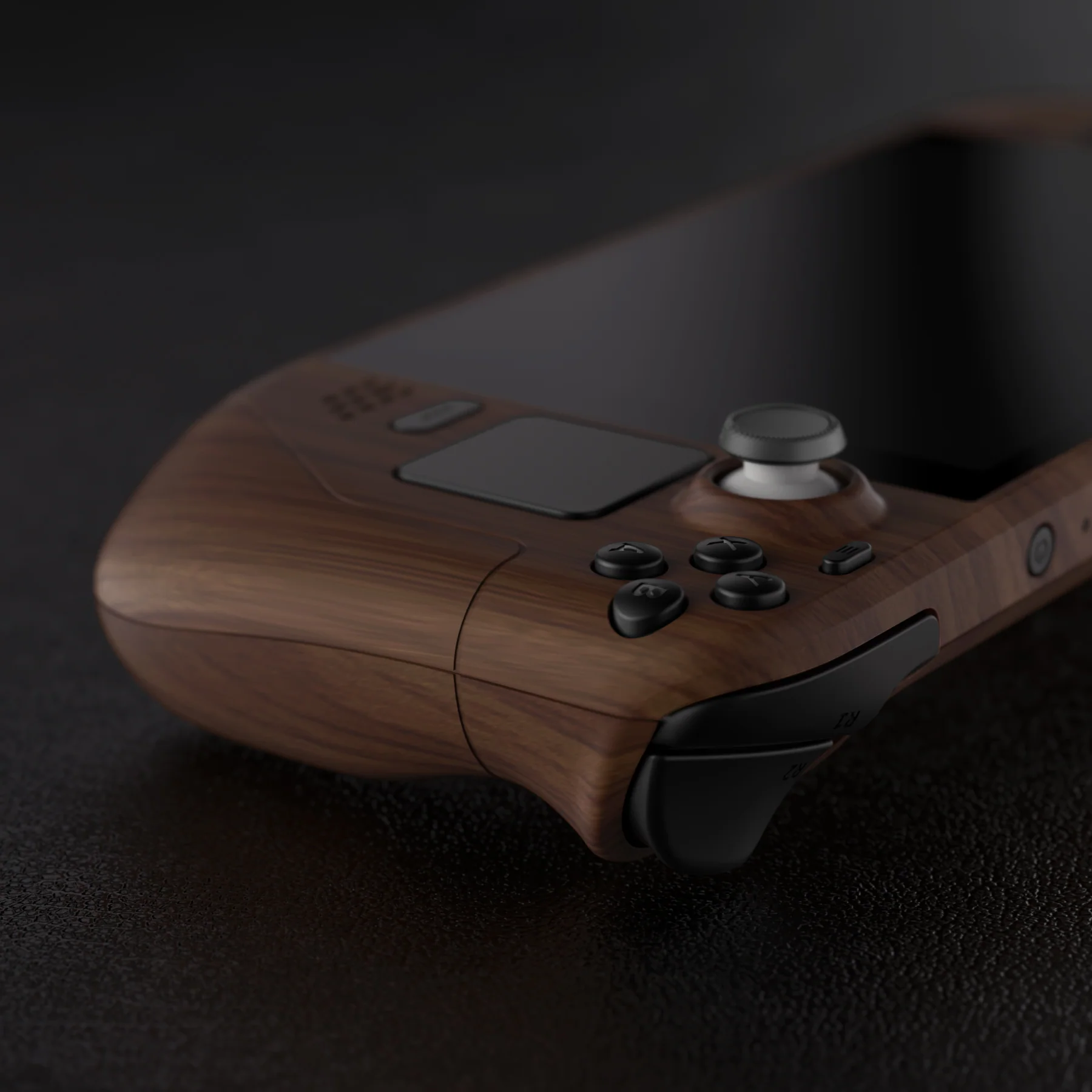 eXtremeRate Custom Full Set Shell with Buttons for Steam Deck LCD - Wood Grain - Image 8