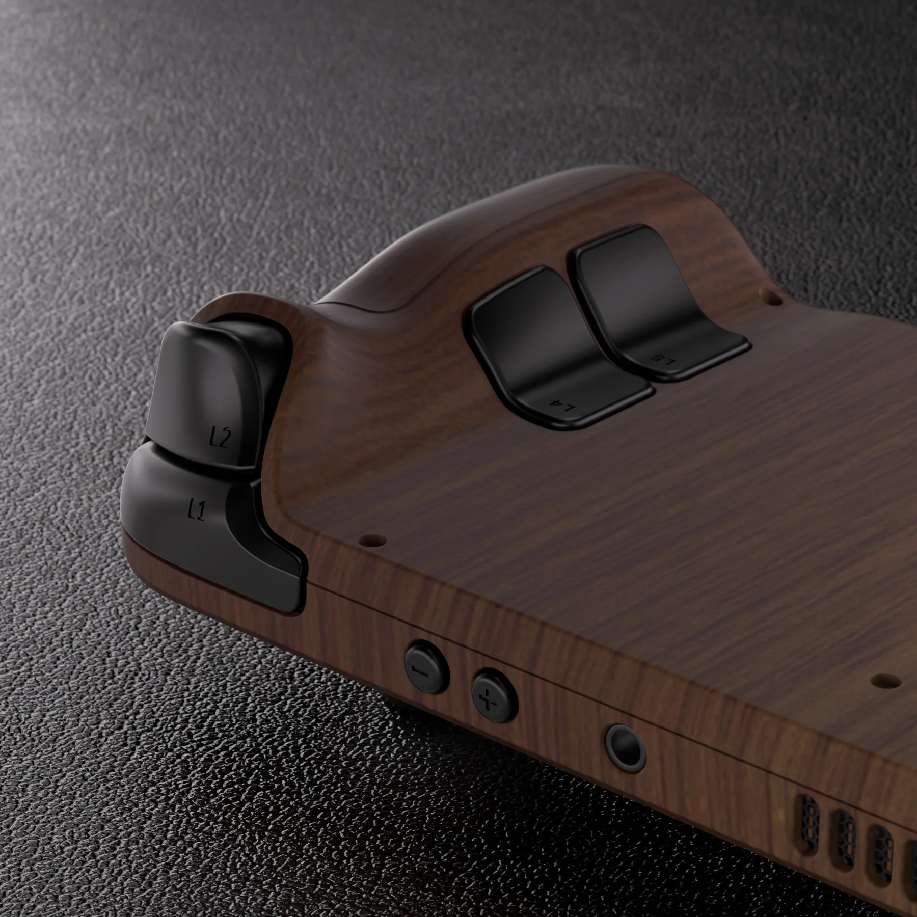 eXtremeRate Custom Full Set Shell with Buttons for Steam Deck LCD - Wood Grain - Image 9