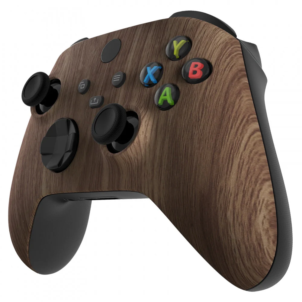 eXtremeRate Replacement Front Housing Shell for Xbox Series X & S Controller - Wood Grain - Image 4