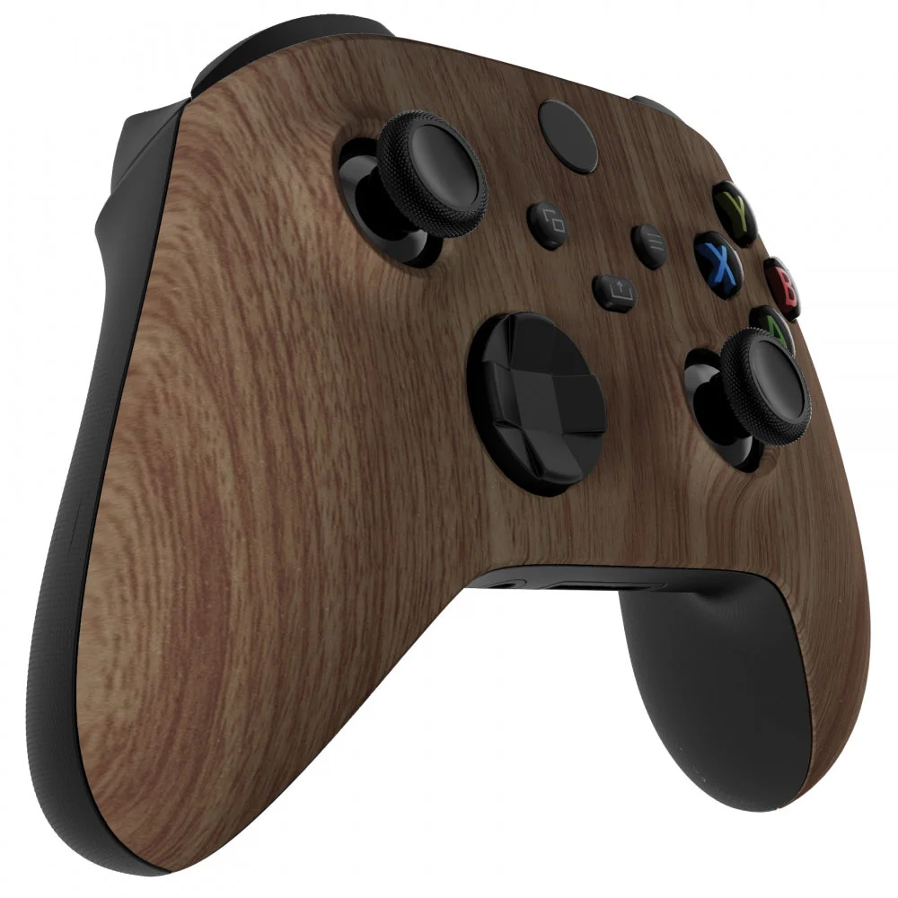 eXtremeRate Replacement Front Housing Shell for Xbox Series X & S Controller - Wood Grain - Image 5