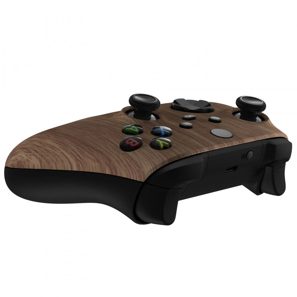 eXtremeRate Replacement Front Housing Shell for Xbox Series X & S Controller - Wood Grain - Image 6