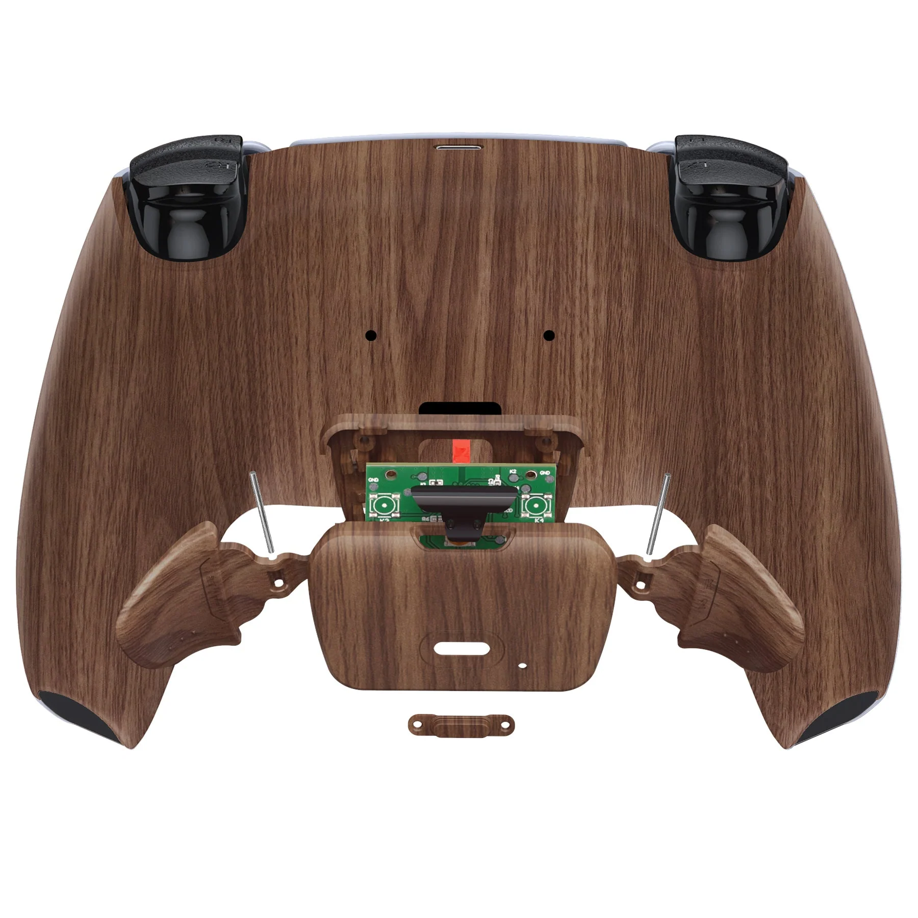 eXtremeRate Remappable Rise 2.0 Remap Kit for PS5 Controller BDM-010 & BDM-020 - Wood Grain - Image 6