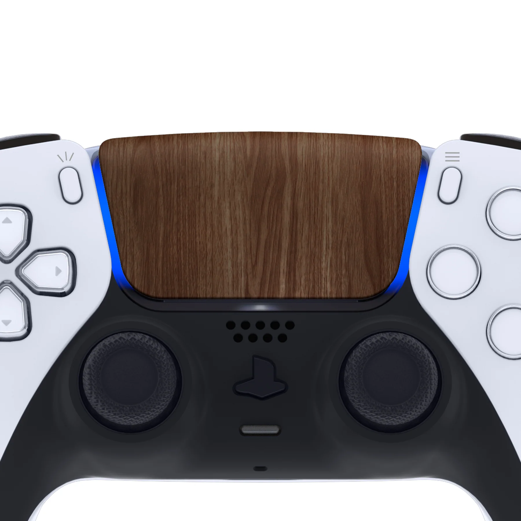eXtremeRate Replacement Custom Touchpad Cover Compatible with PS5 Controller BDM-010/020/030/040/050/060 - Wood Grain - Image 4