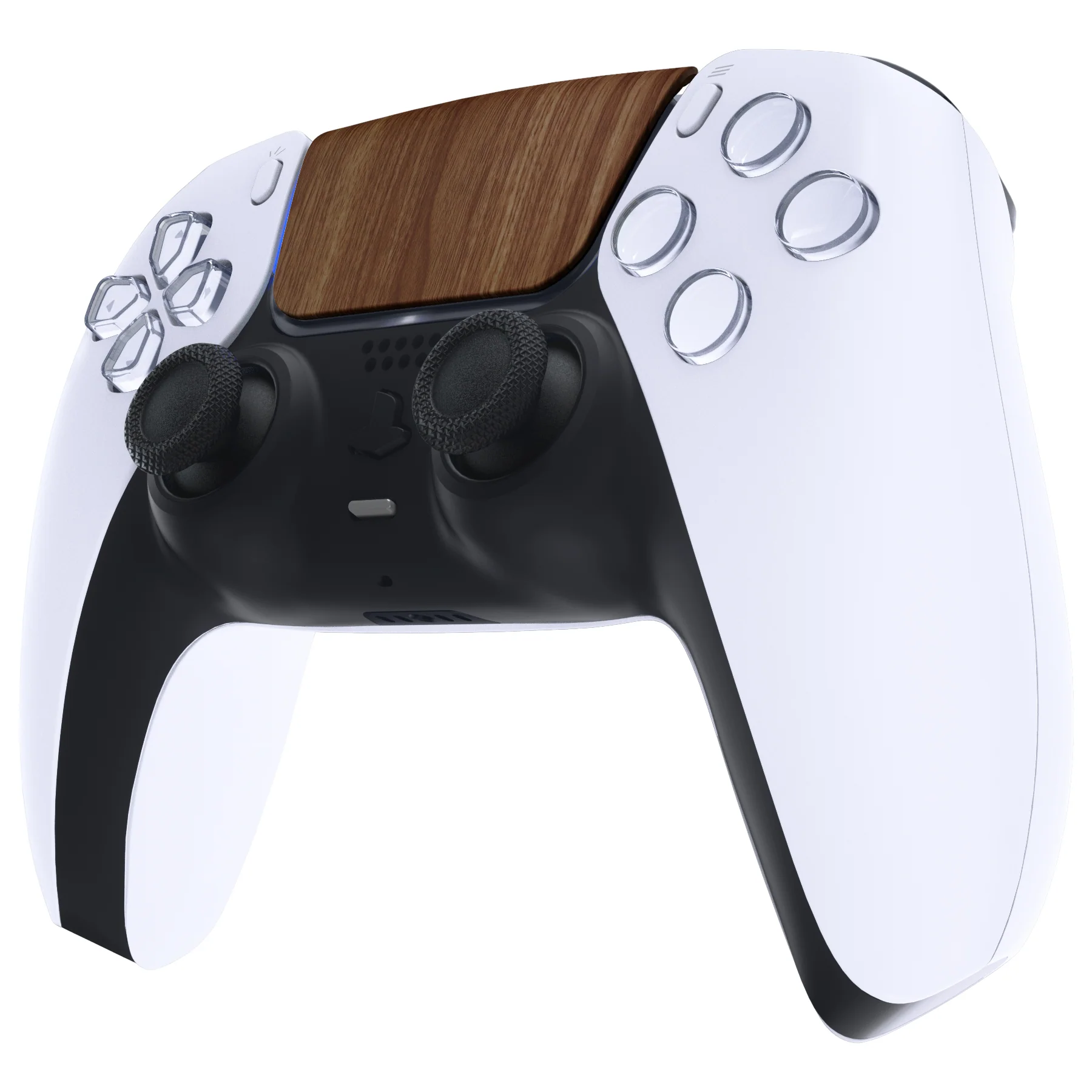 eXtremeRate Replacement Custom Touchpad Cover Compatible with PS5 Controller BDM-010/020/030/040/050/060 - Wood Grain - Image 6
