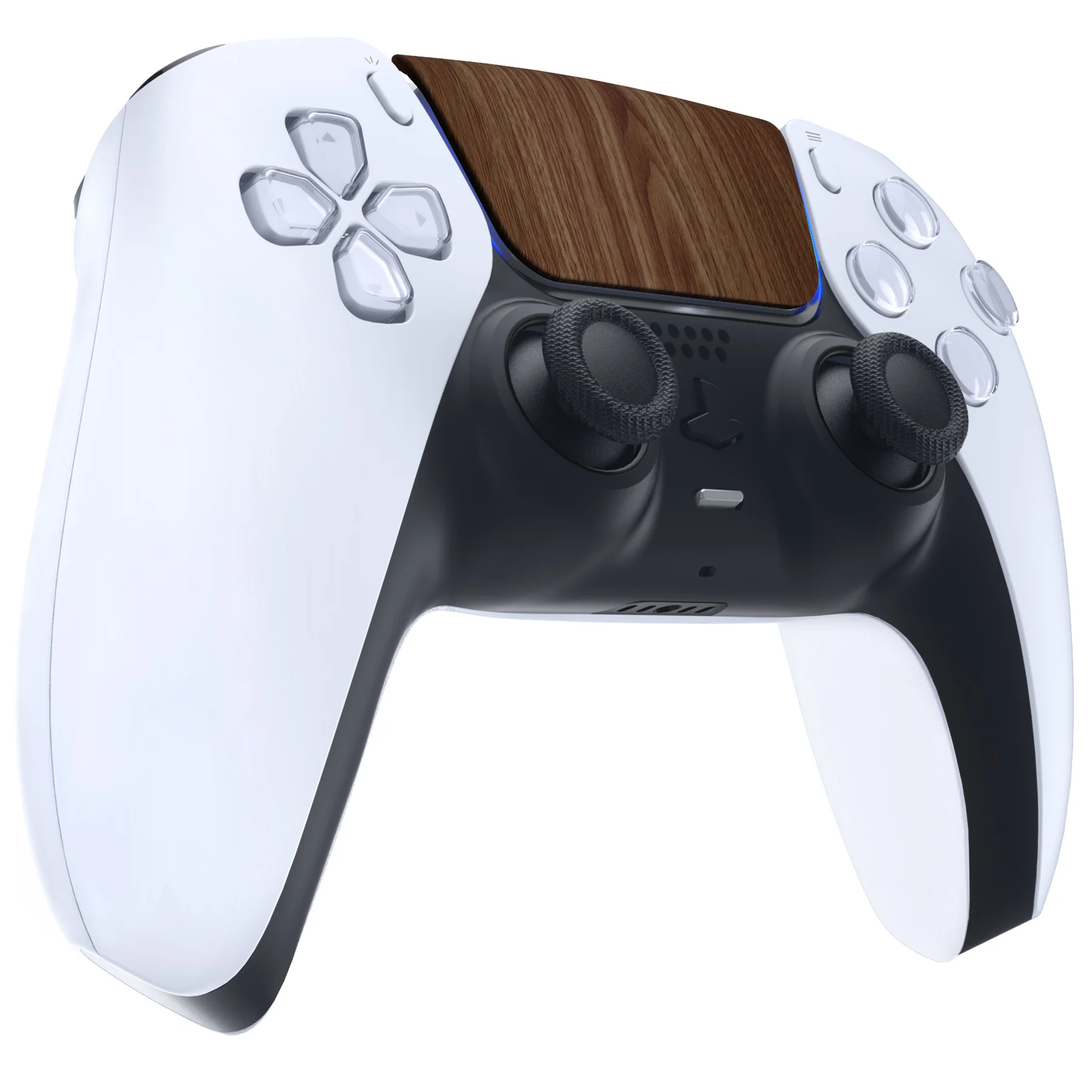 eXtremeRate Replacement Custom Touchpad Cover Compatible with PS5 Controller BDM-010/020/030/040/050/060 - Wood Grain - Image 7