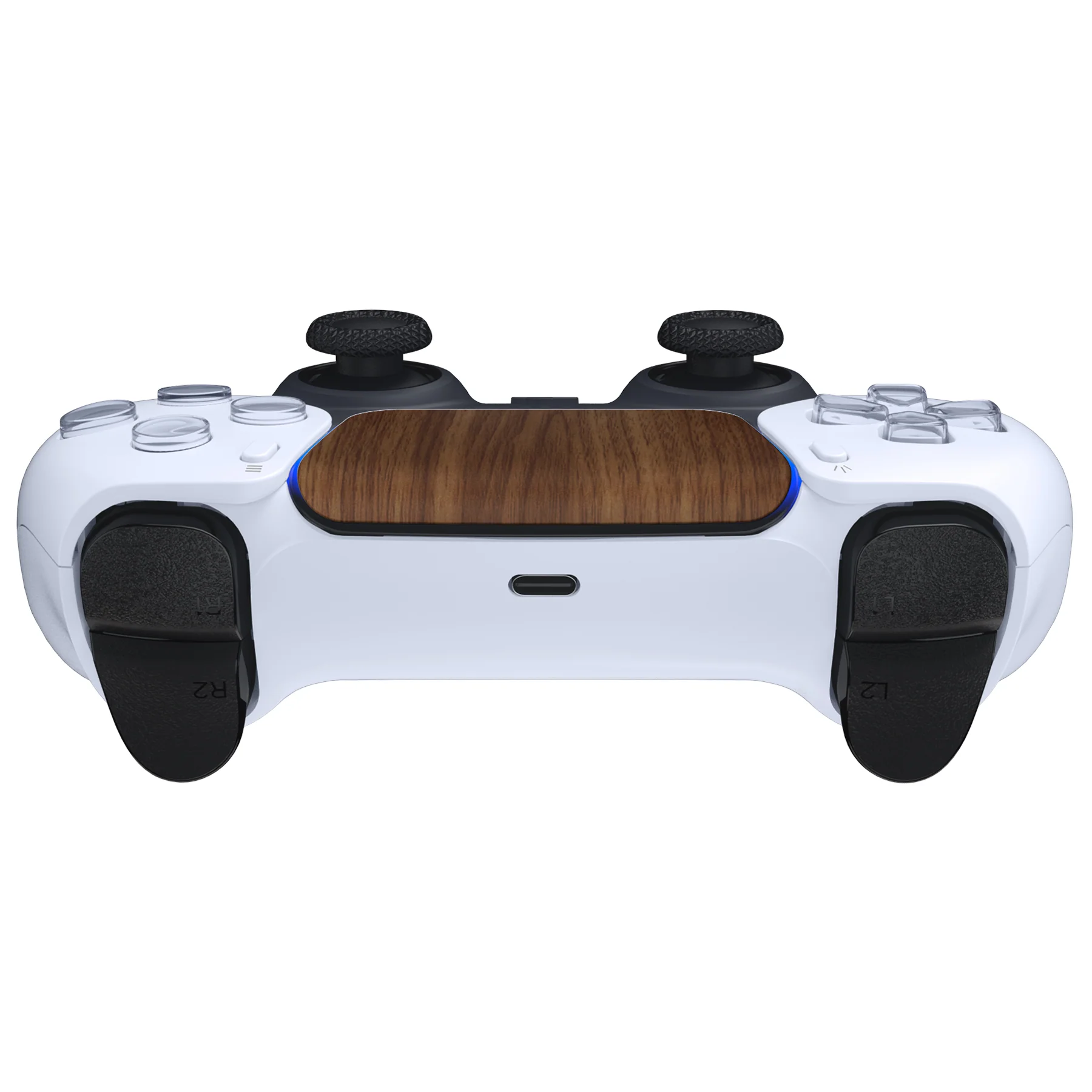 eXtremeRate Replacement Custom Touchpad Cover Compatible with PS5 Controller BDM-010/020/030/040/050/060 - Wood Grain - Image 8