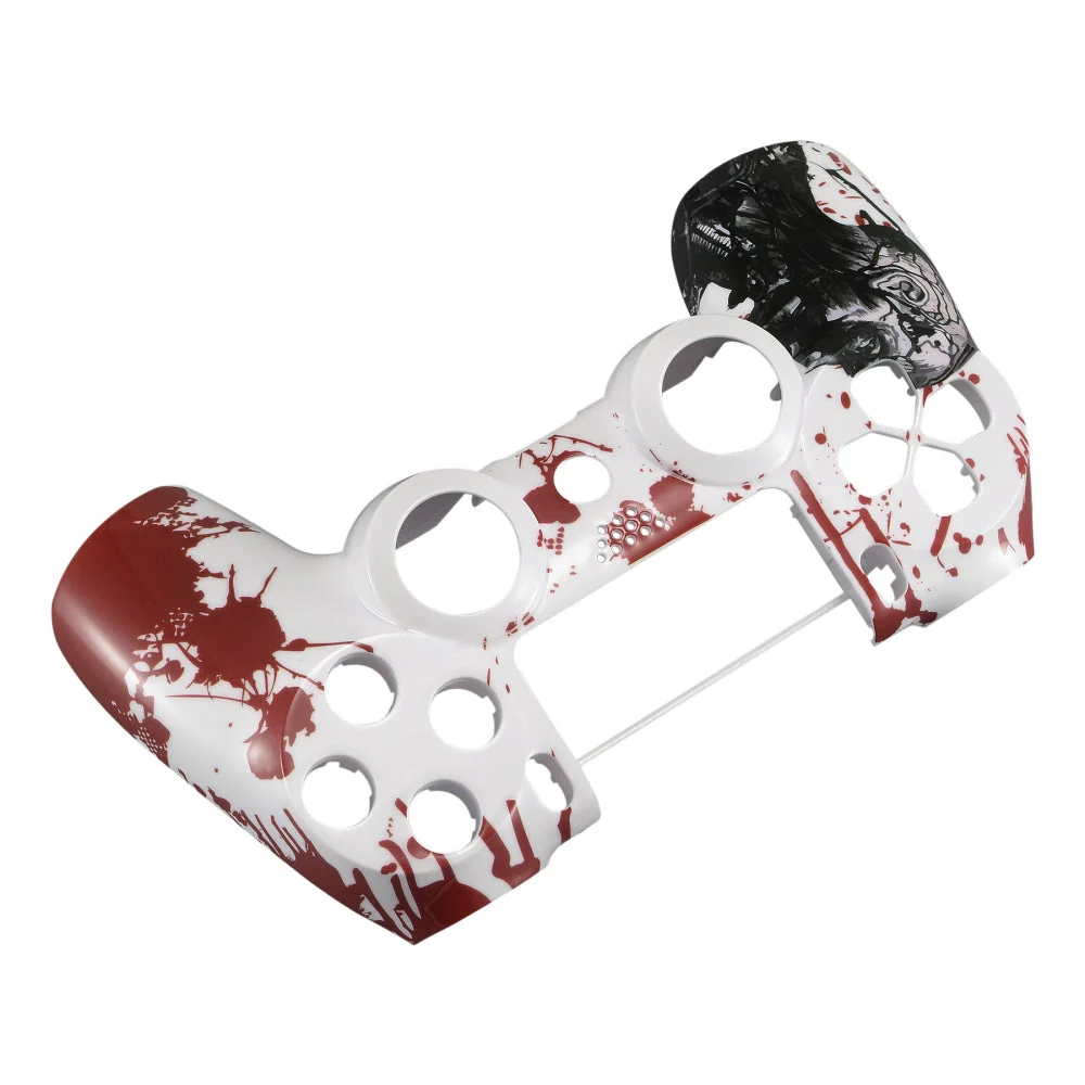 eXtremeRate Replacement Front Housing Shell for PS4 Slim Pro Controller Controller (CUH-ZCT2 JDM-040/050/055) - Zombie Blood - Image 4